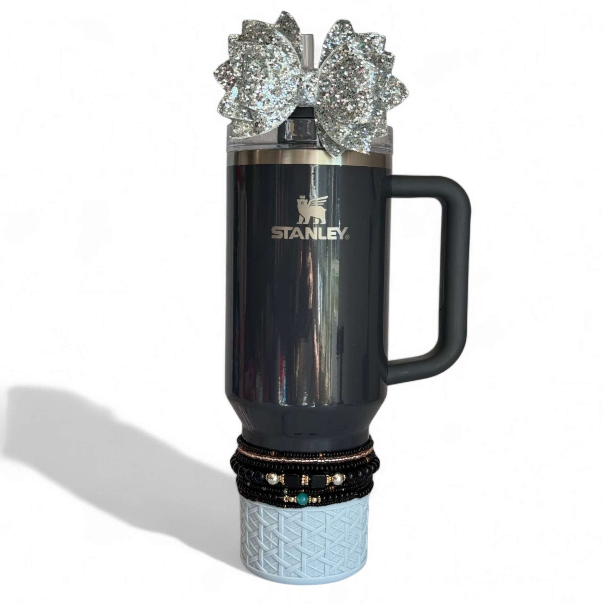 Black Tumbler Bracelet Stack -fits 30-40oz