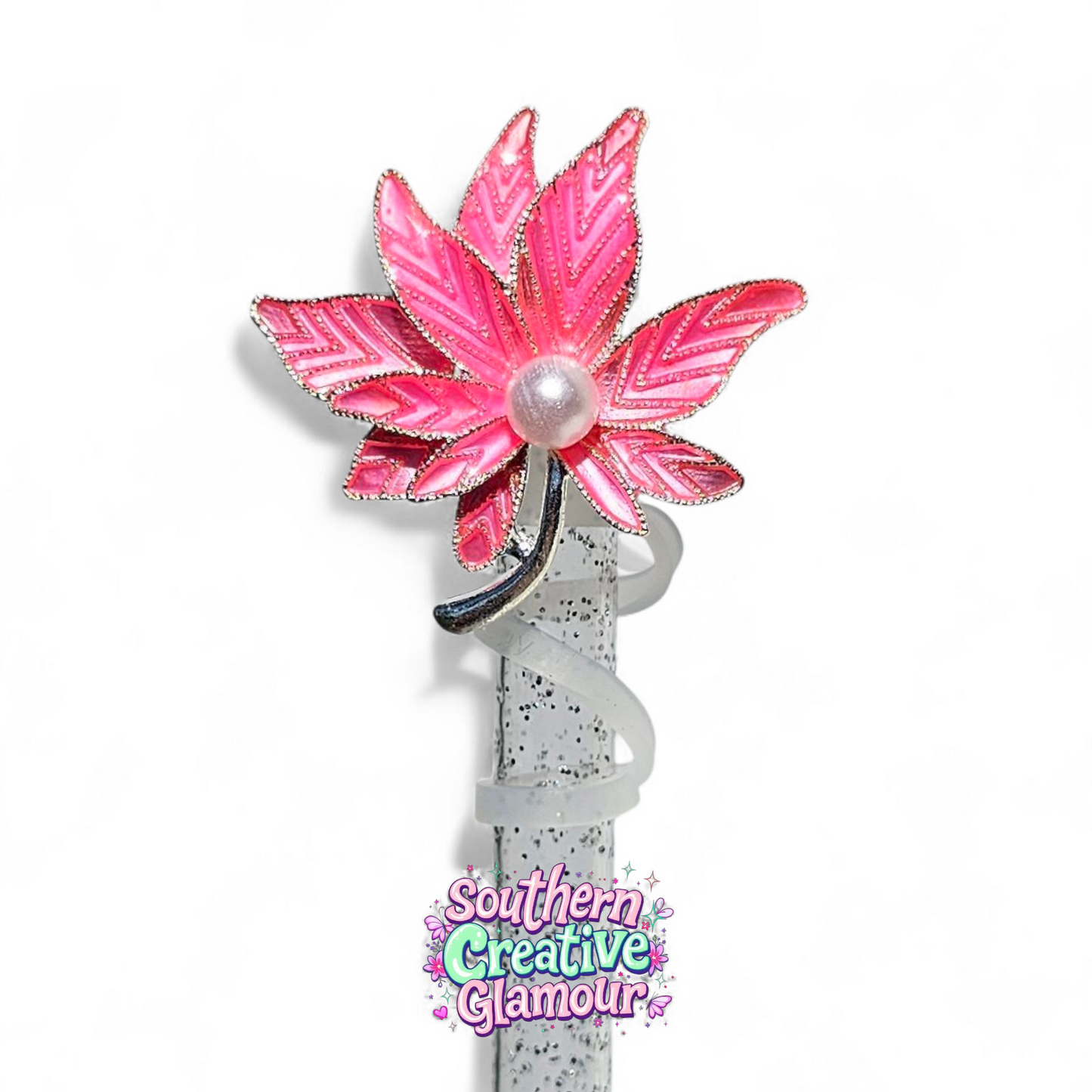 Pink Fancy 420 Mary Jane 10mm Straw Toppers by Southern Creative Glamour 