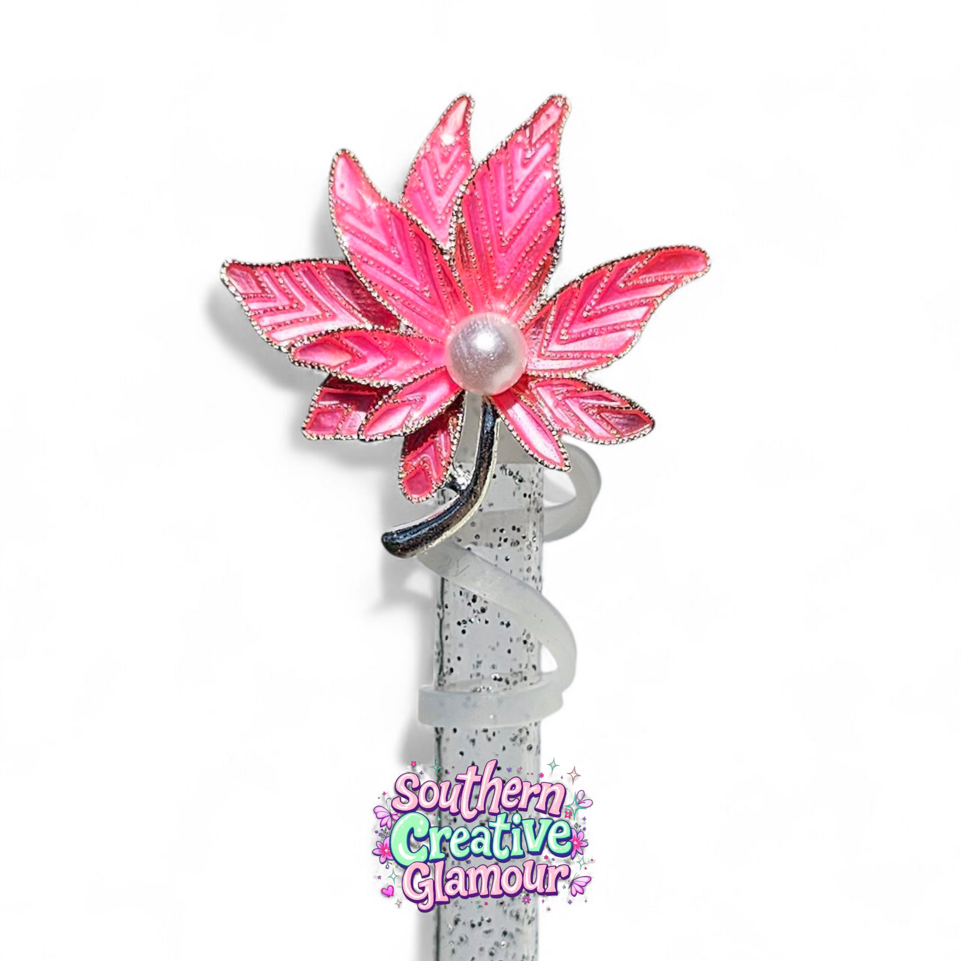 Pink Fancy 420 Mary Jane 10mm Straw Toppers by Southern Creative Glamour 