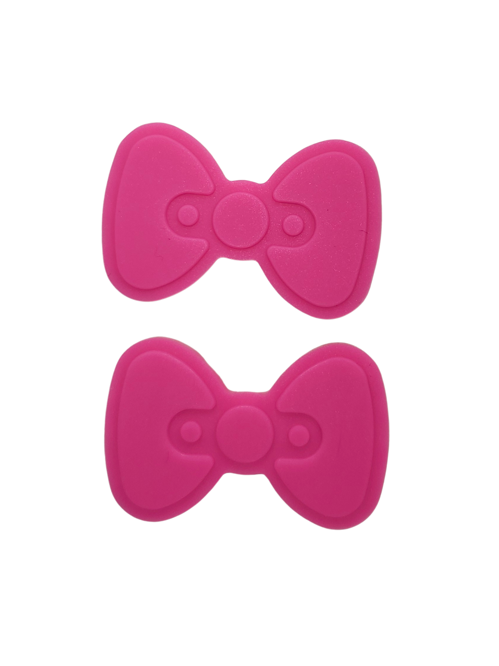 Hot Pink Silicone bows for Customizable Bow Silicone Tumbler Boot. 