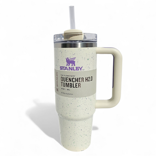 Stanley 30oz Quencher Tumbler - Cream Speckle