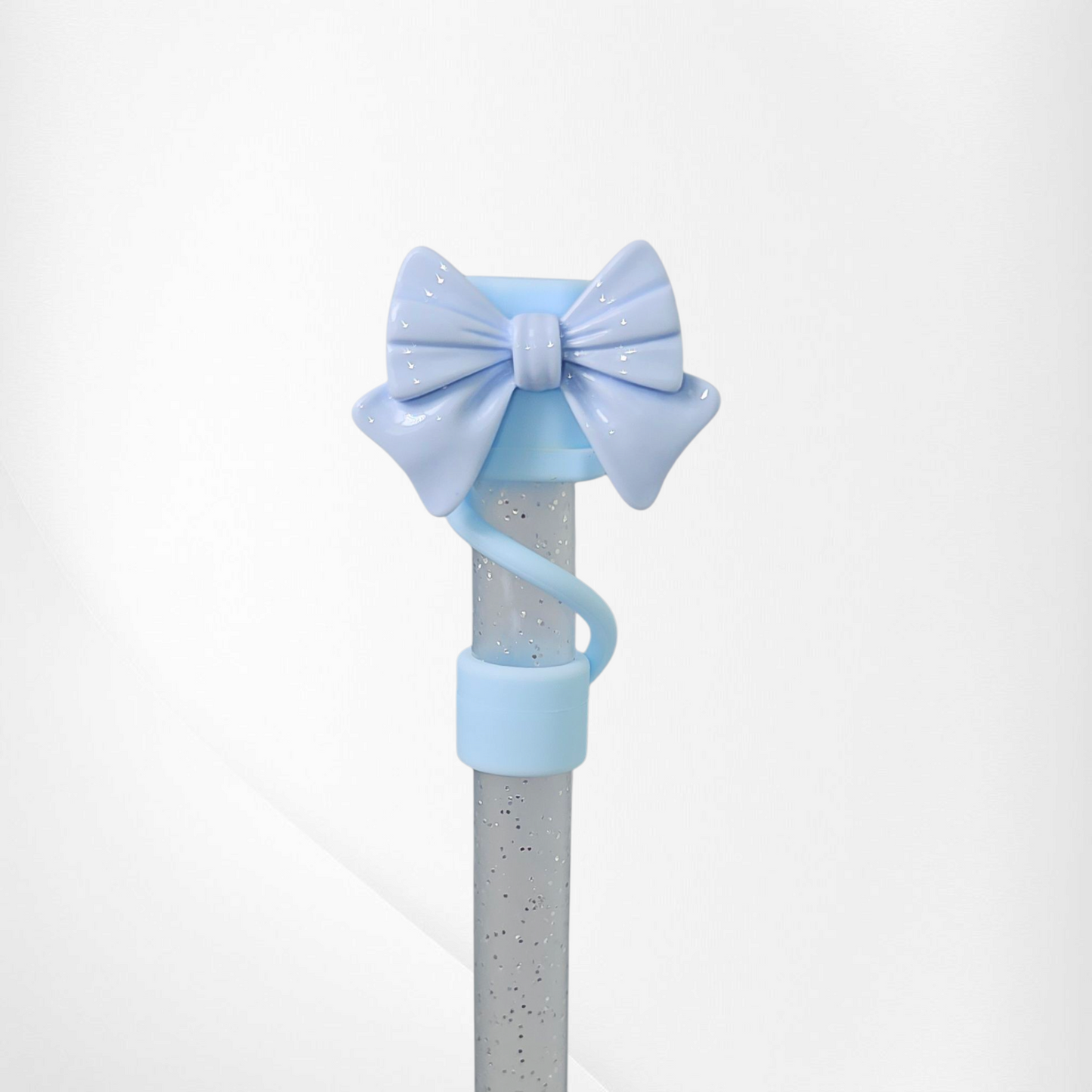 Girly Girl Coquette Bow Straw Toppers