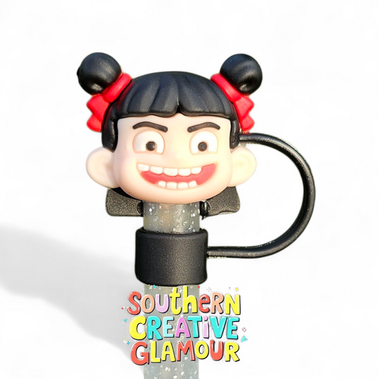 3D Ne Zha 10mm Straw Topper