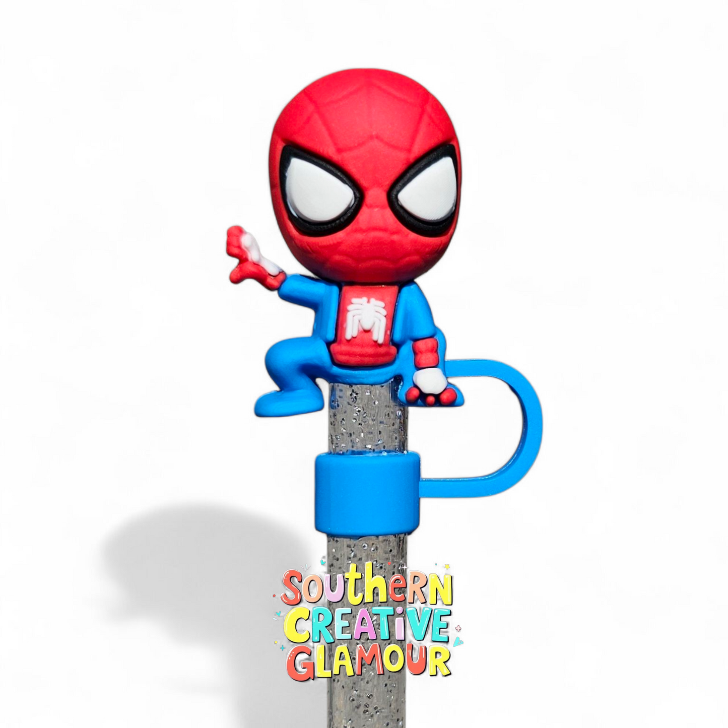 Spidey Man 10mm Straw Toppers