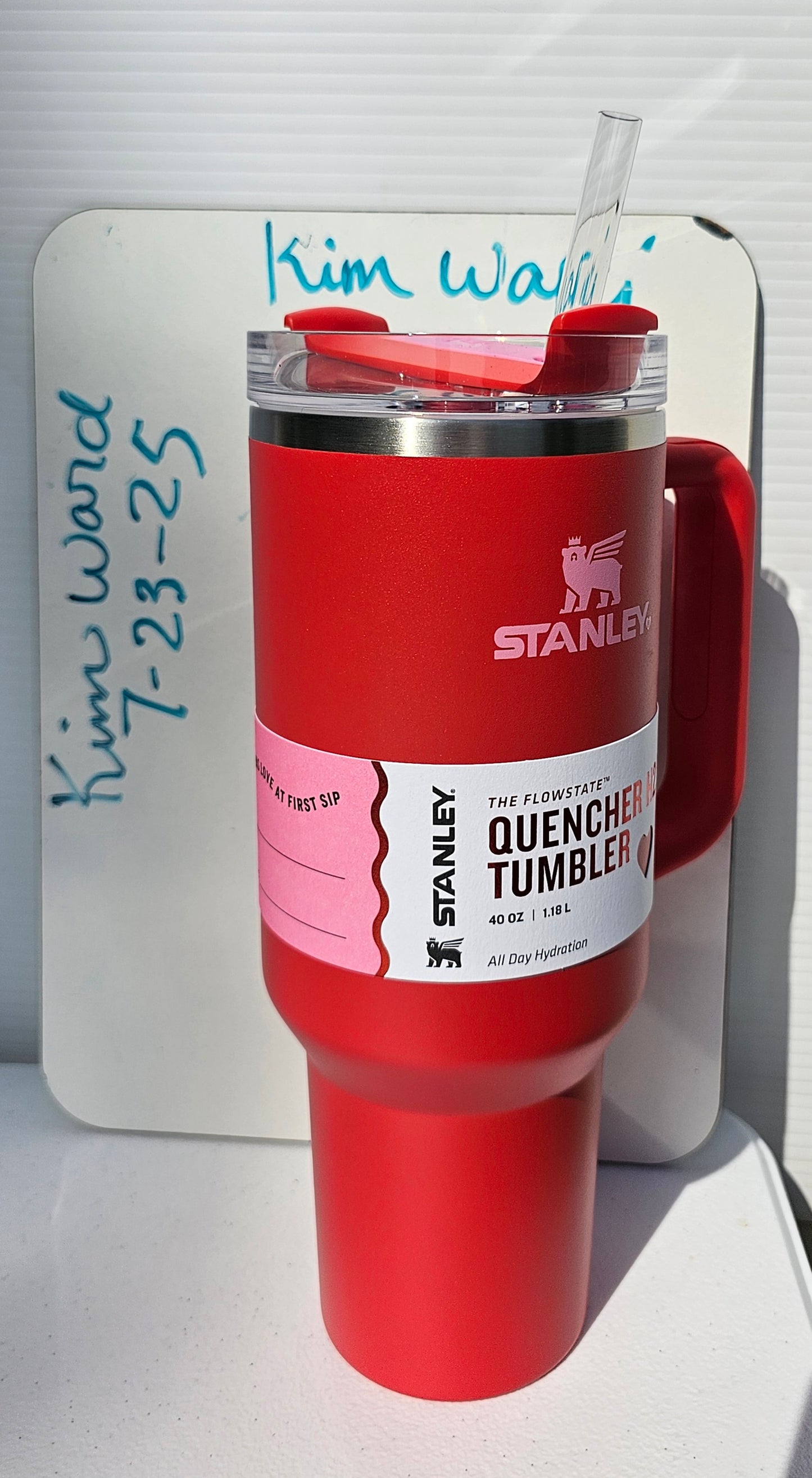 Target Exclusive Valentine's Day 40oz Stanley Quencher | Target Red
