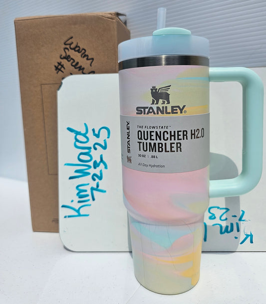 Stanley 30oz Quencher Tumbler - Warm Serene Brushstrokes