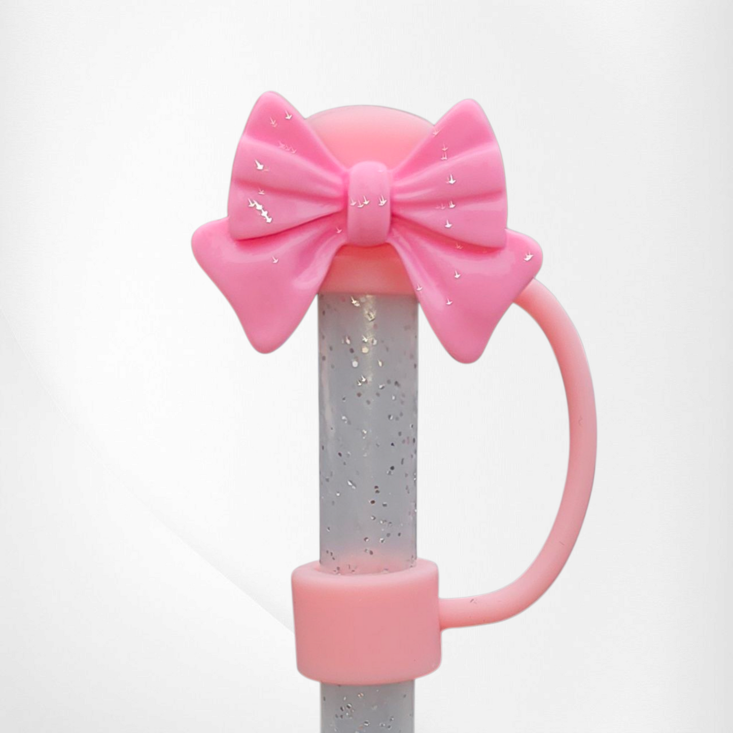 Girly Girl Coquette Bow Straw Toppers - Fits Brumate