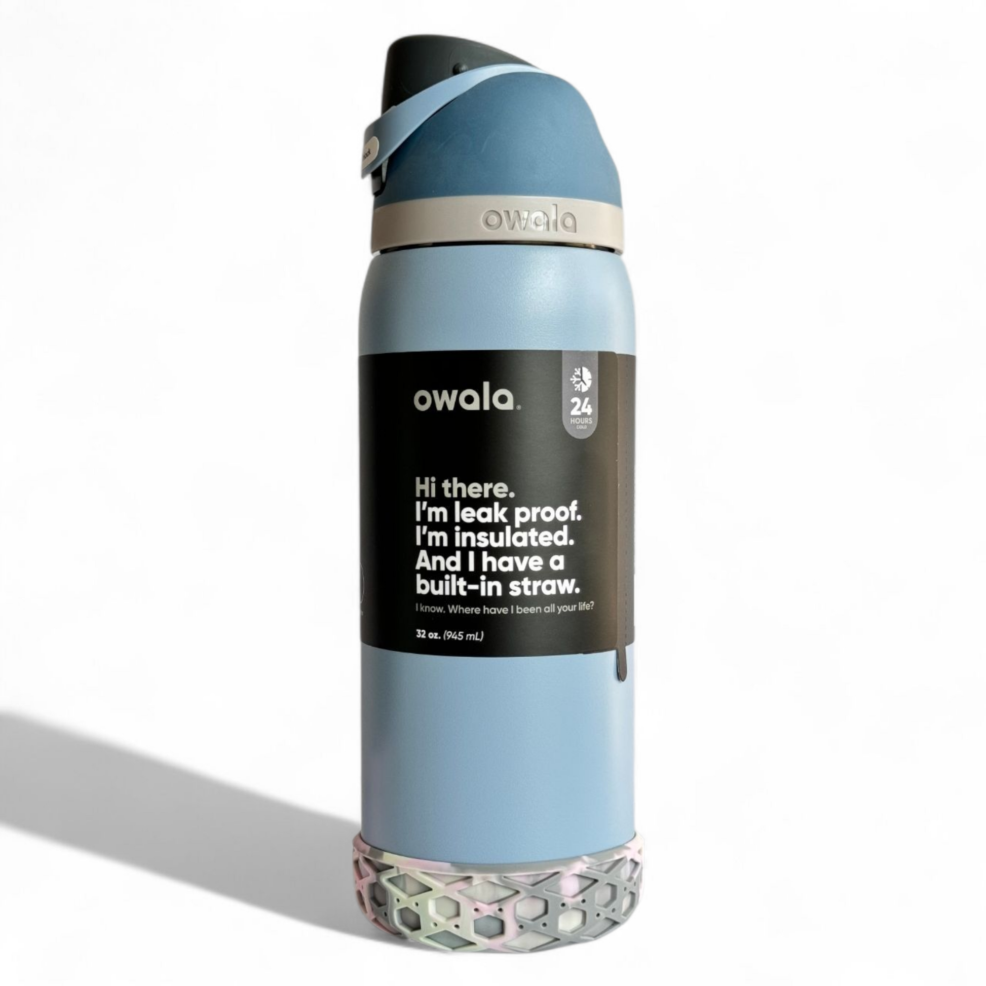 Candy Coated 3.25” Shorty Tumbler Boot on Owala Free Sip 