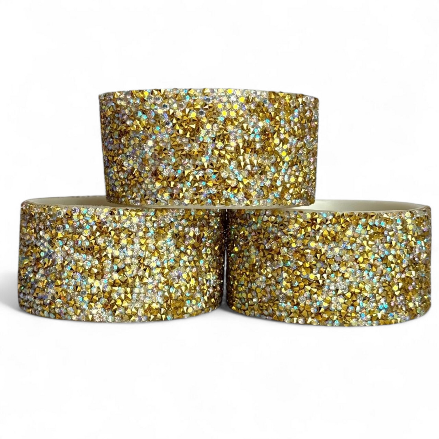 Ice Gold Druzy BLING Tumbler Boot -fits 40oz New!