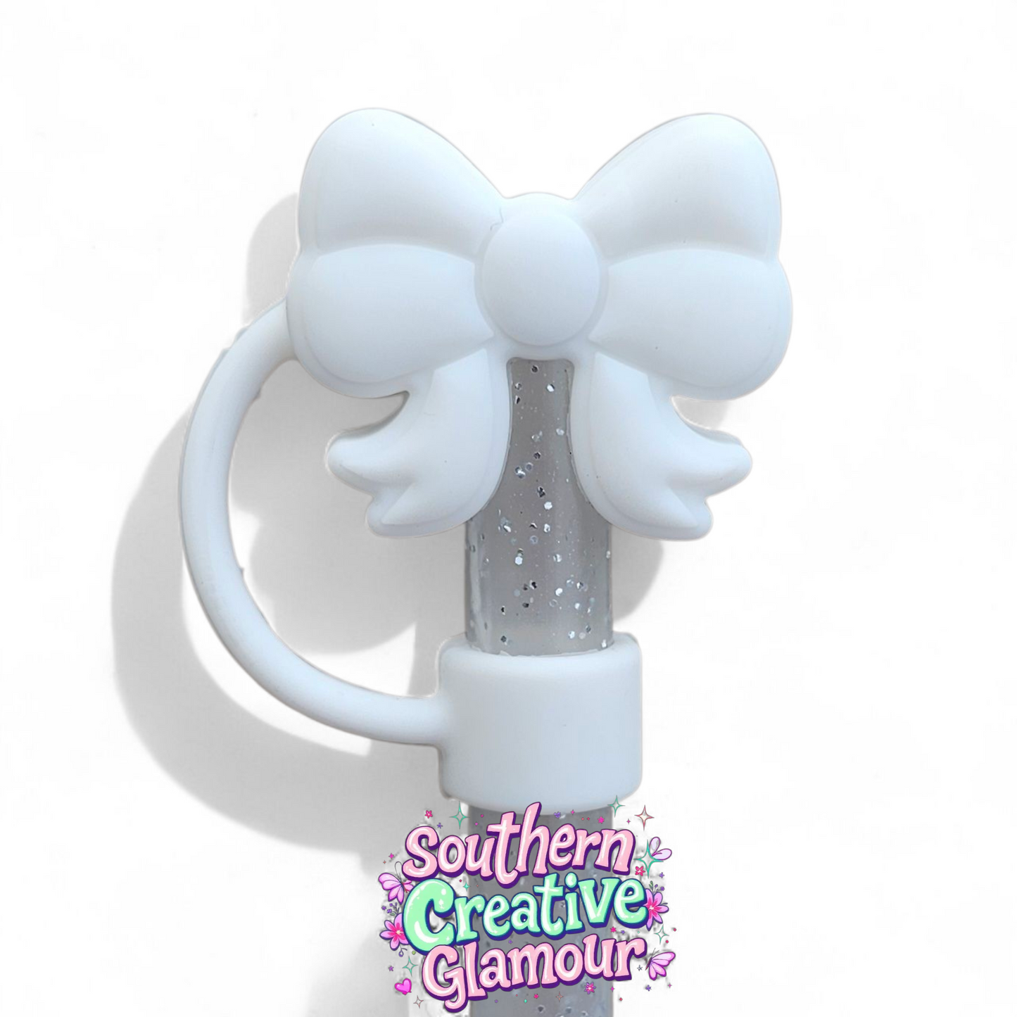 Girly Coquette Bow 3D Silicone 10mm Straw Toppers - The Basics