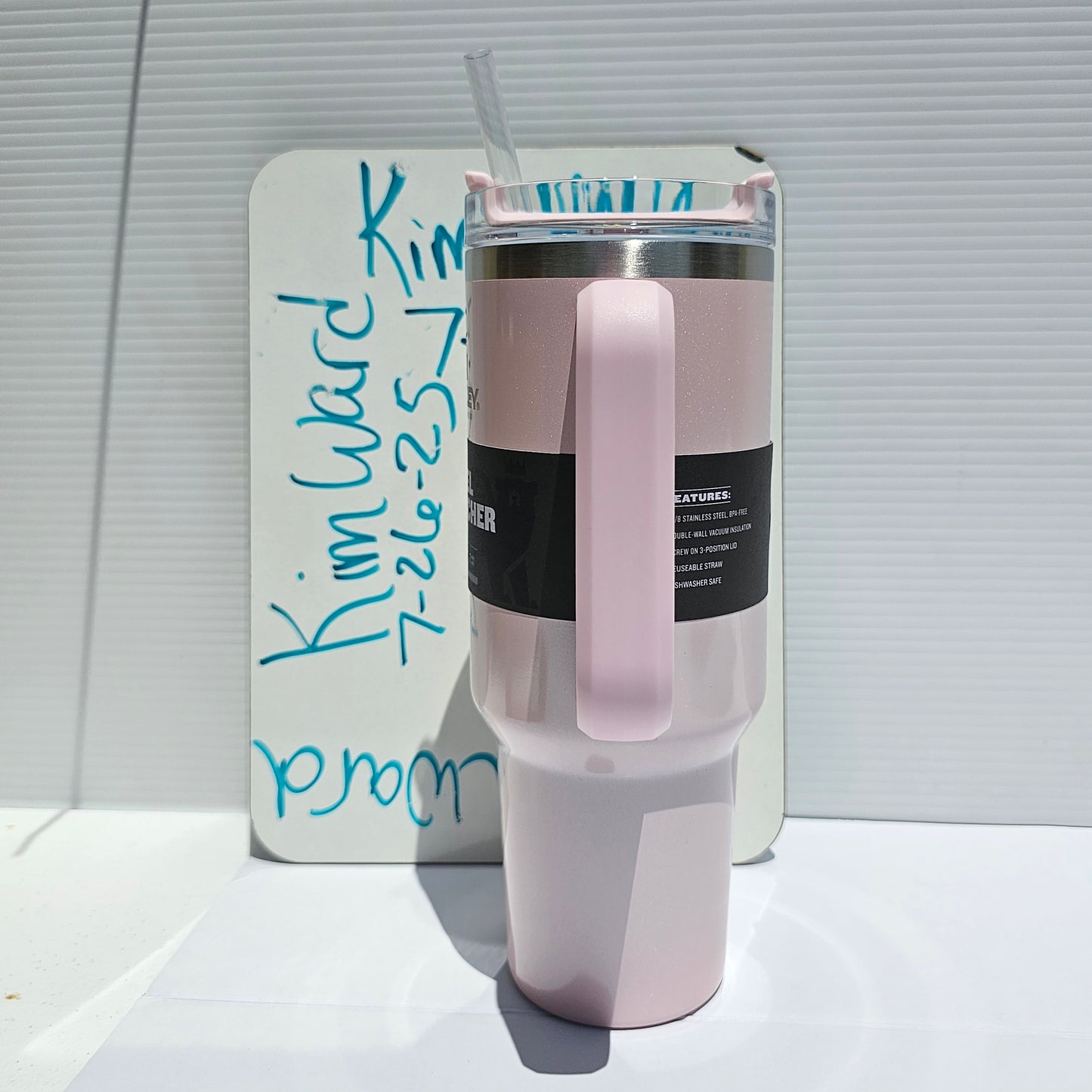 Target Exclusive 40oz OG Stanley Quencher | Pearlescent Pink Parfait