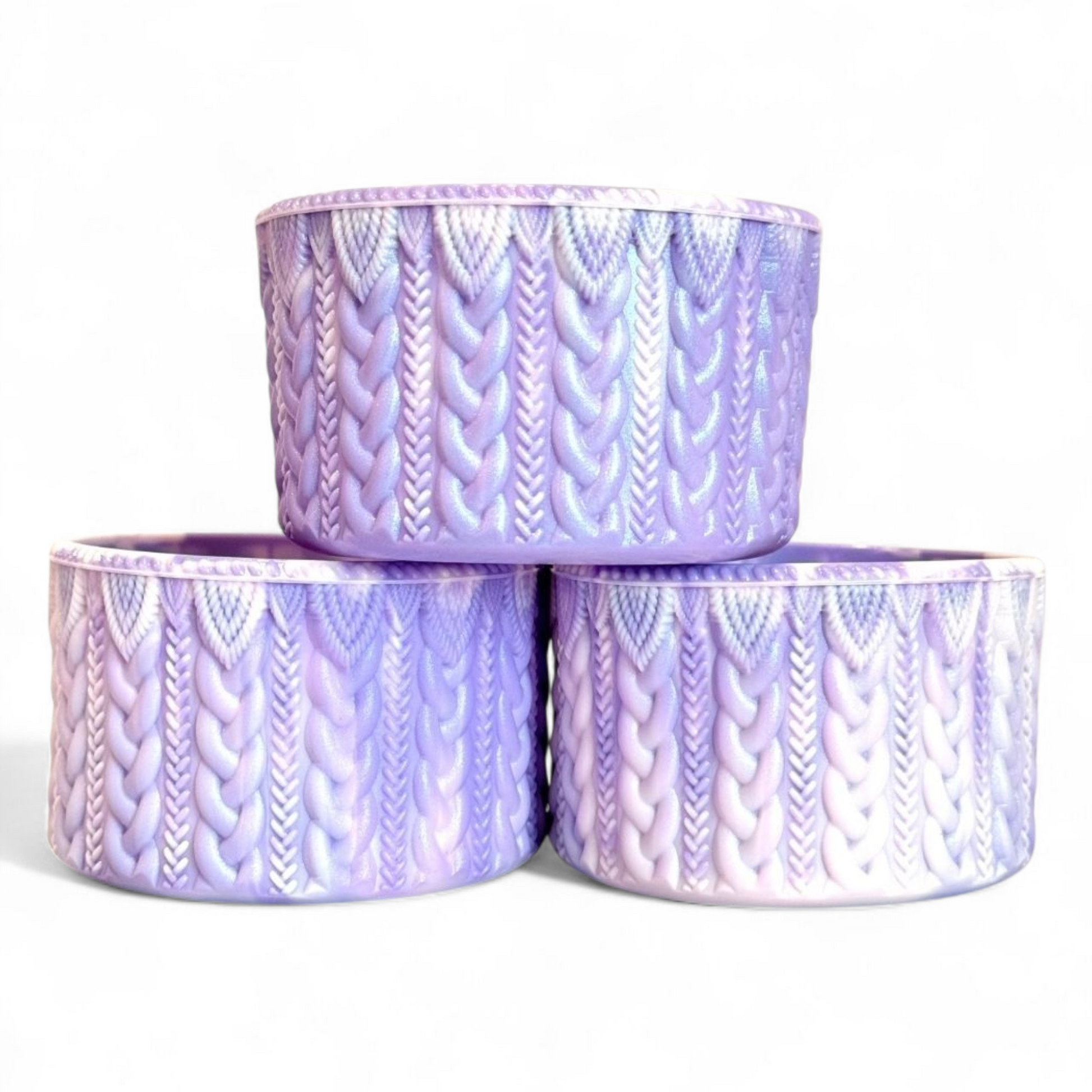 Dahlia Shimmer Remix MACRAME Tumbler Boot -fits 20-40oz