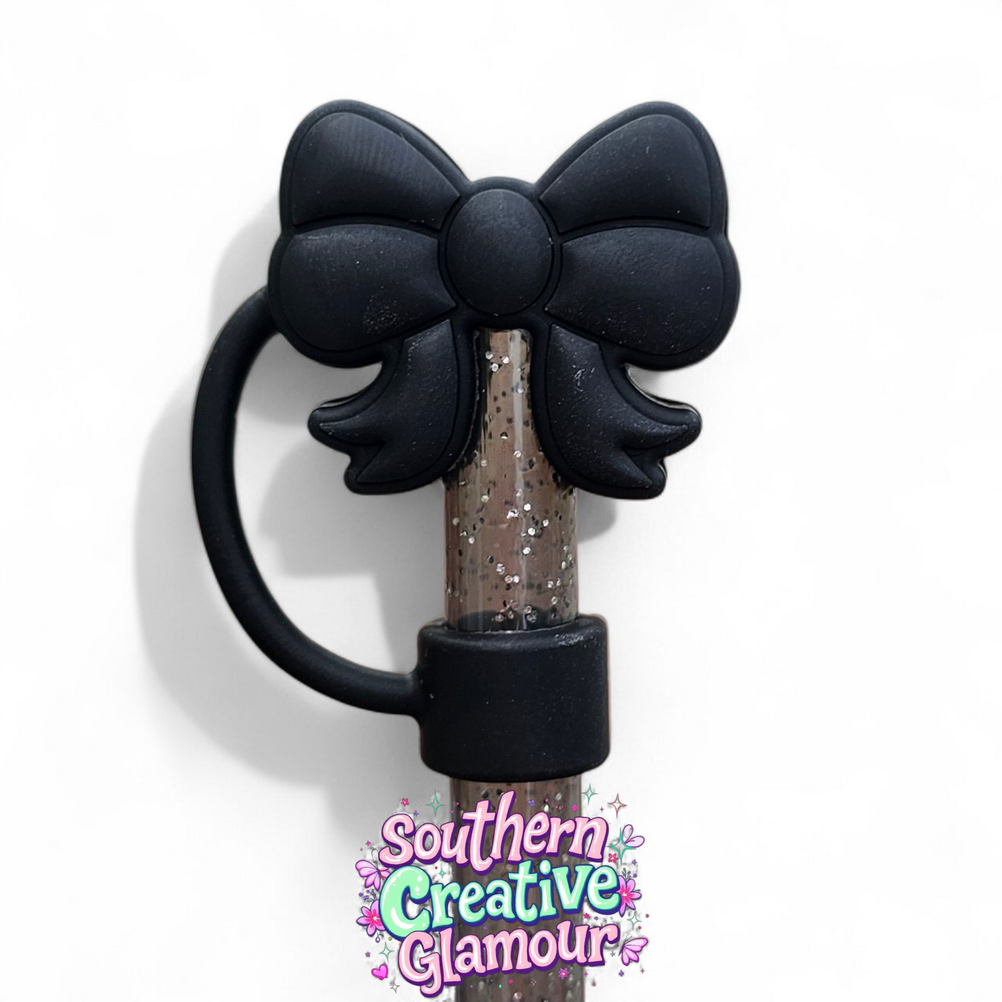 Girly Coquette Bow 3D Silicone 10mm Straw Toppers - The Basics