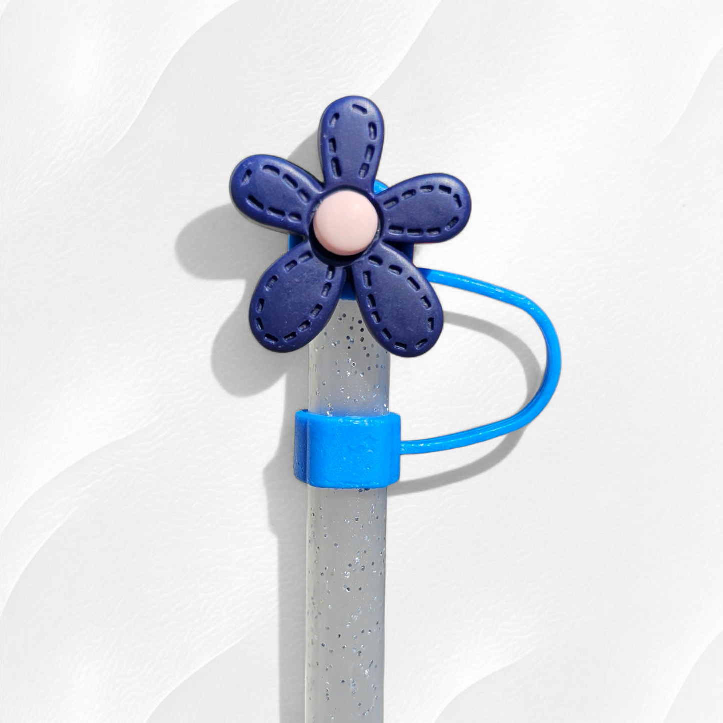 Flower 10mm Straw Toppers