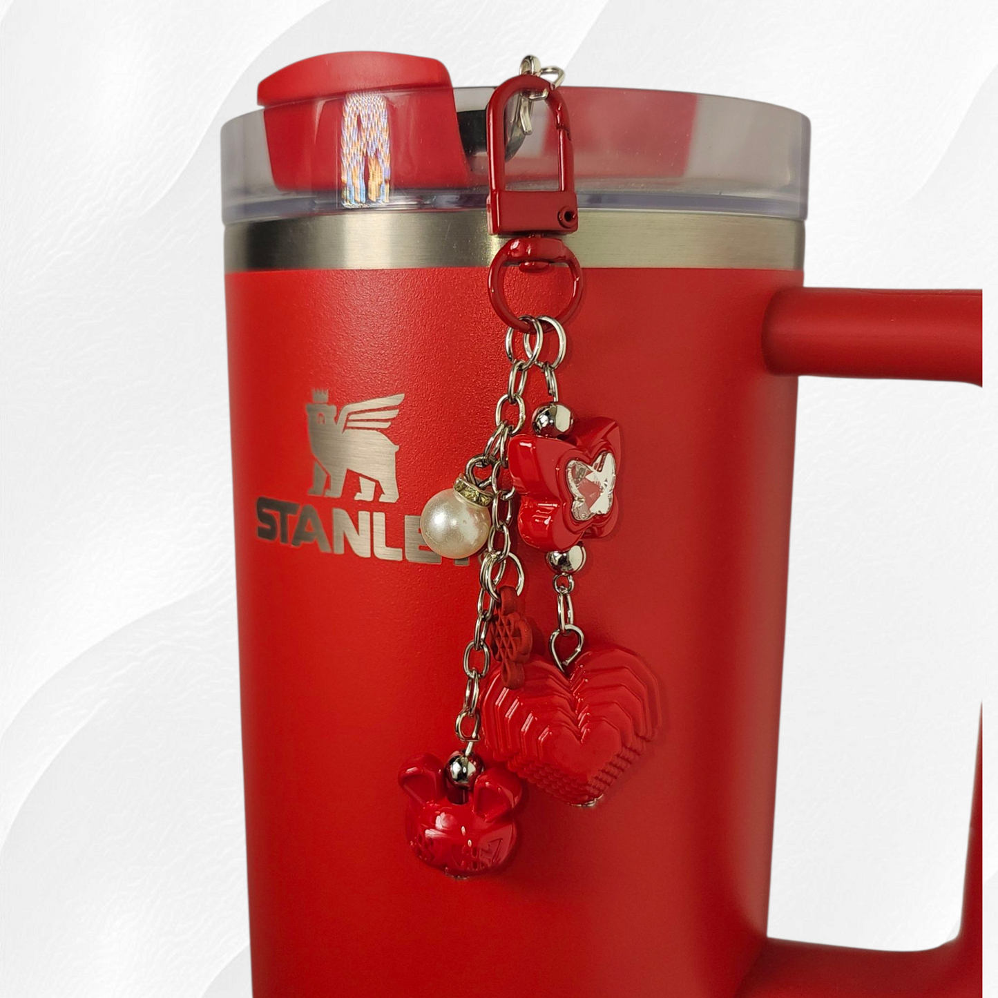Red Christmas Tumbler Charms