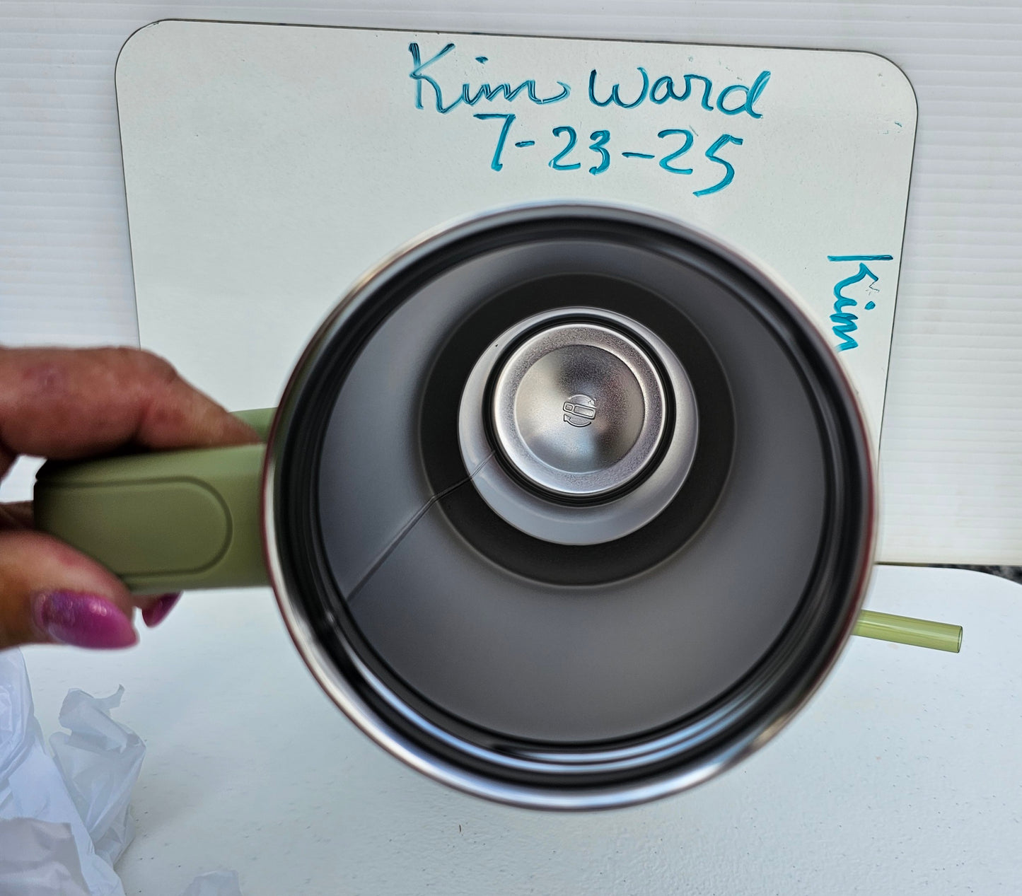 Starbucks Stanley 40oz Tumbler | Olive Green Pearl