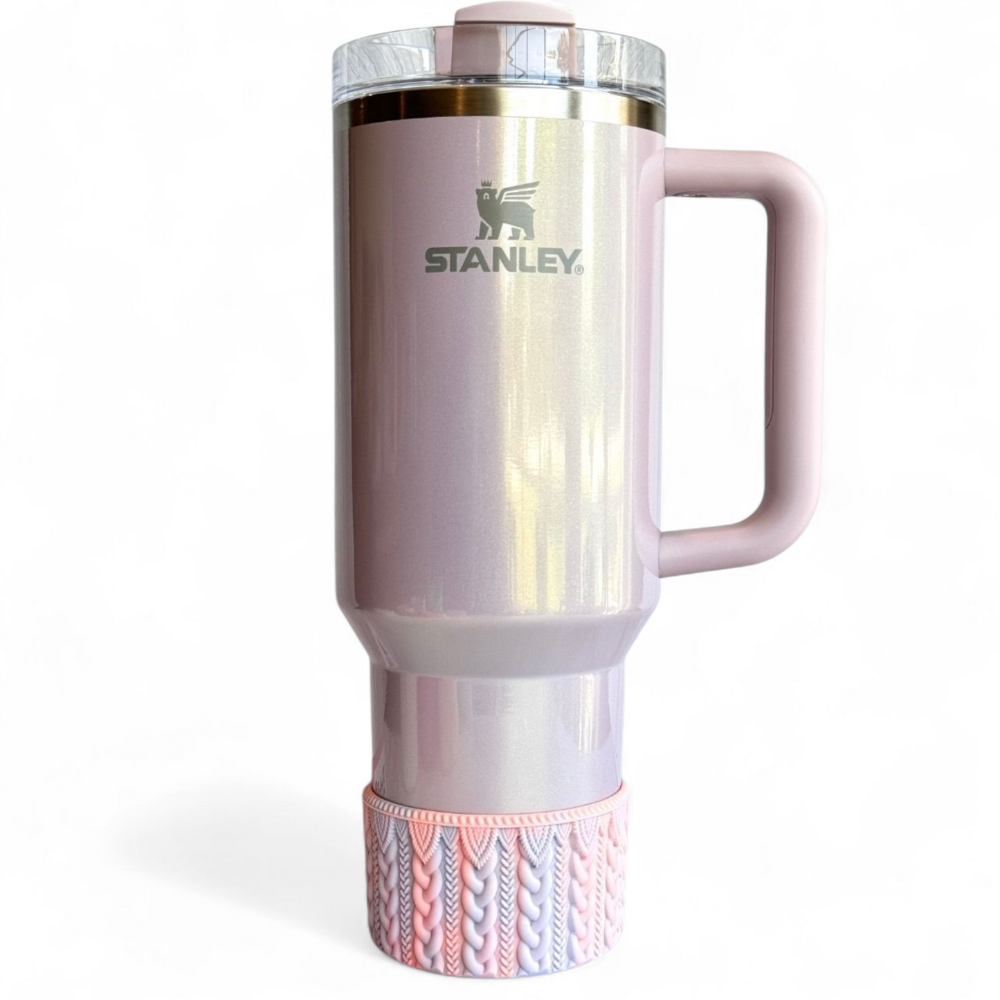 ORCHID REMIX MACRAME Tumbler Boot -fits 20-40oz on Target Stanley Aster Shimmer Tumbler 