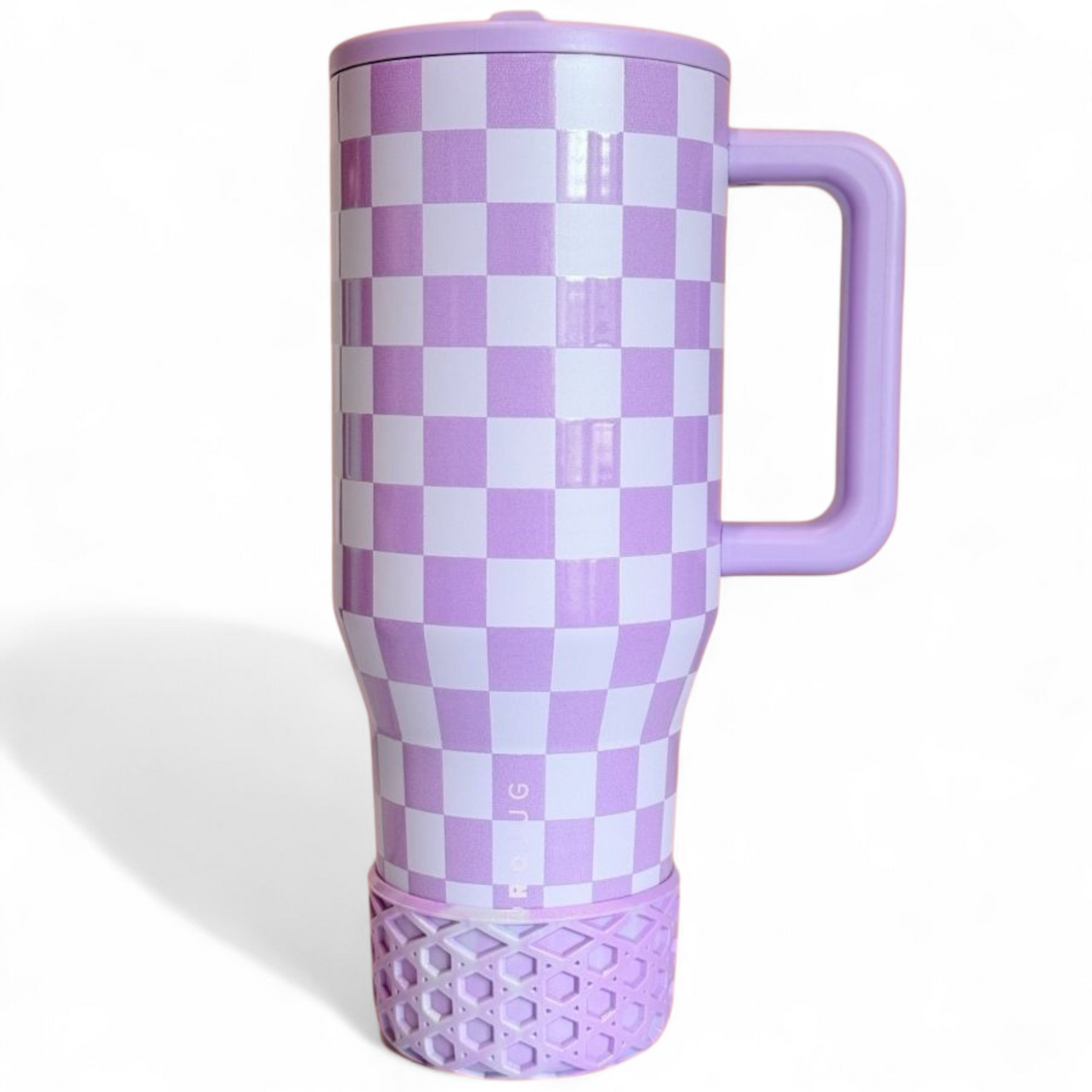 Lavender Check Remix WAFFLE Tumbler Boot -fits 20-40oz on Hydrojug 
