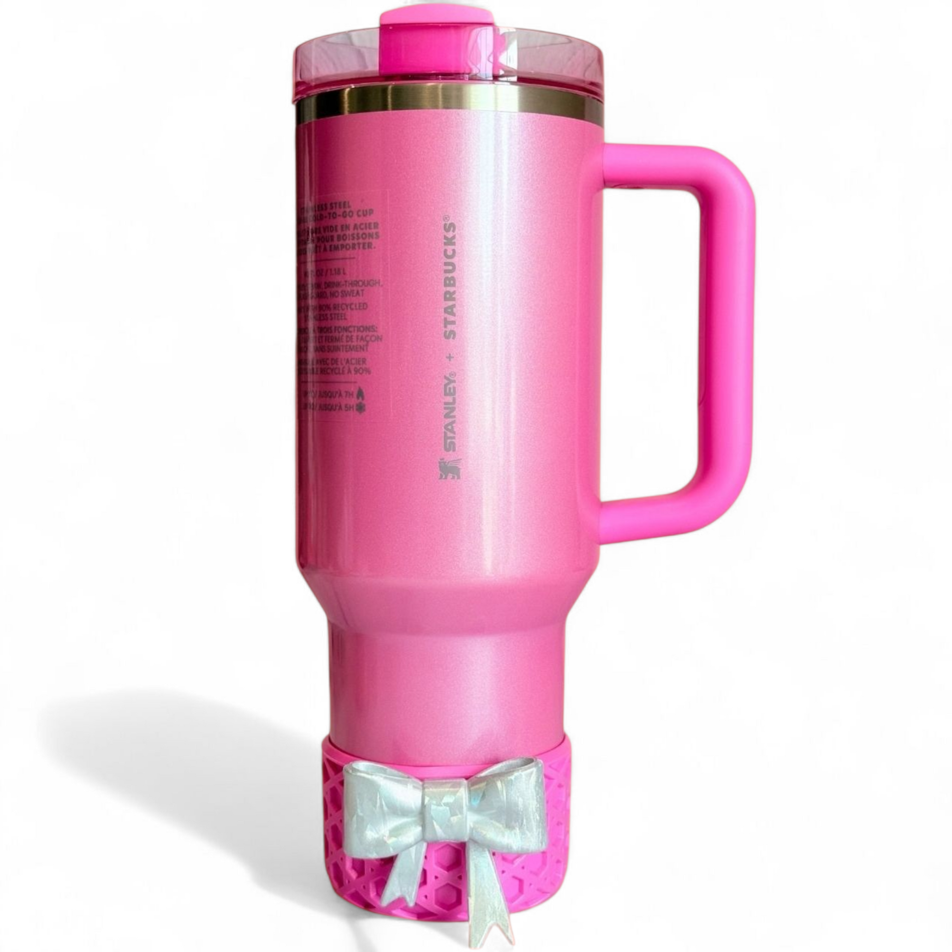 Popsicle Pink Coquette WAFFLE Tumbler Boot -fits 20-40oz
