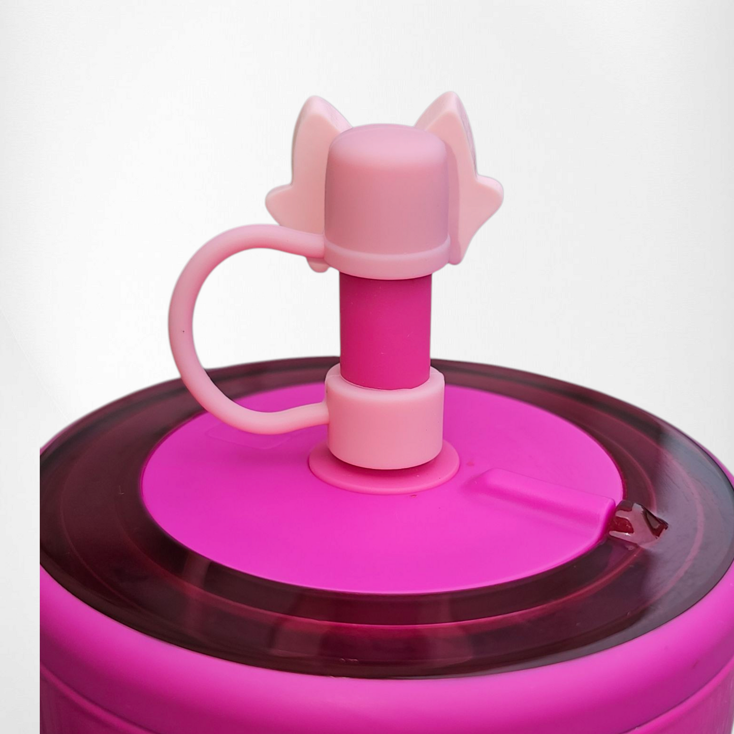 Girly Girl Coquette Bow Straw Toppers - Fits Brumate