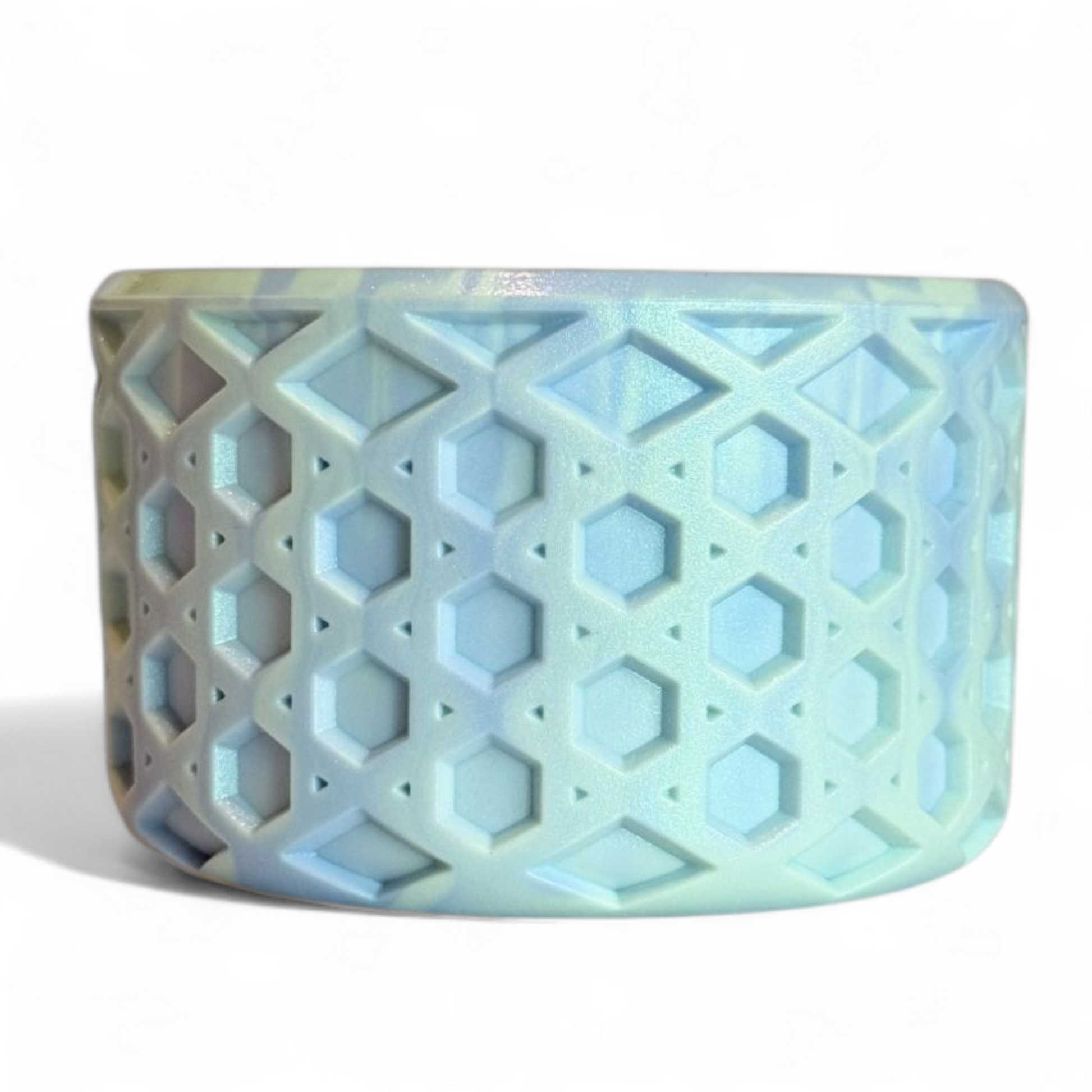 Mist Green and light blue Seabreeze WAFFLE Tumbler Boot -fits 20-40oz