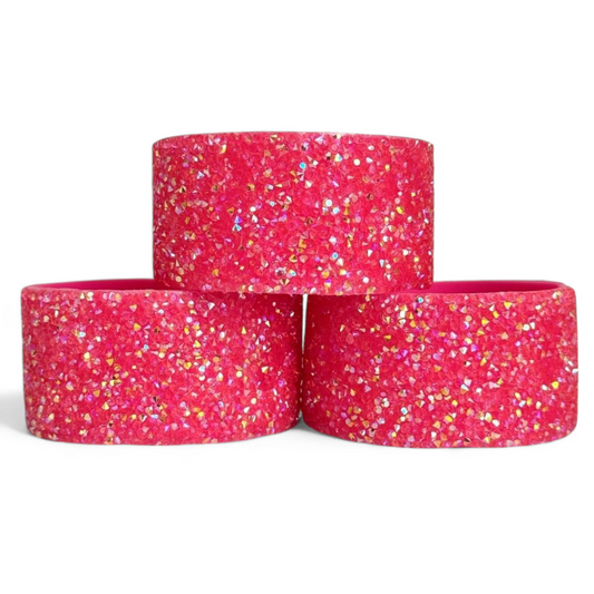 Pink Parade Druzy BLING Tumbler Boot -fits 40oz New!