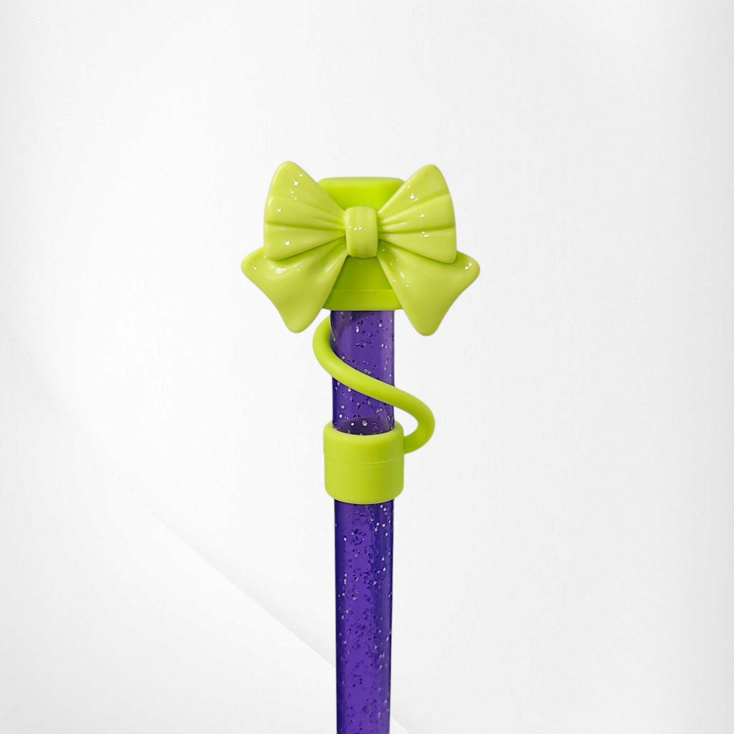 Girly Girl Coquette Bow Straw Toppers