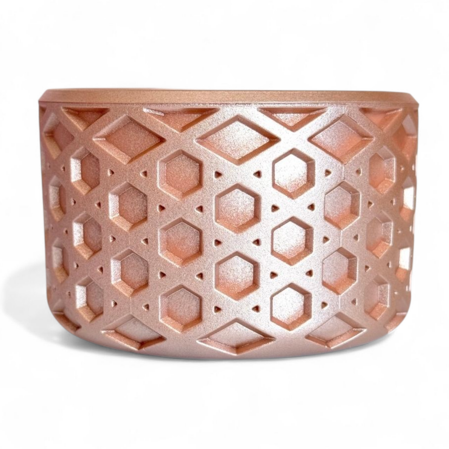 Rose Gold Metallic Waffle Tumbler Boot -Fall fits 20-40oz