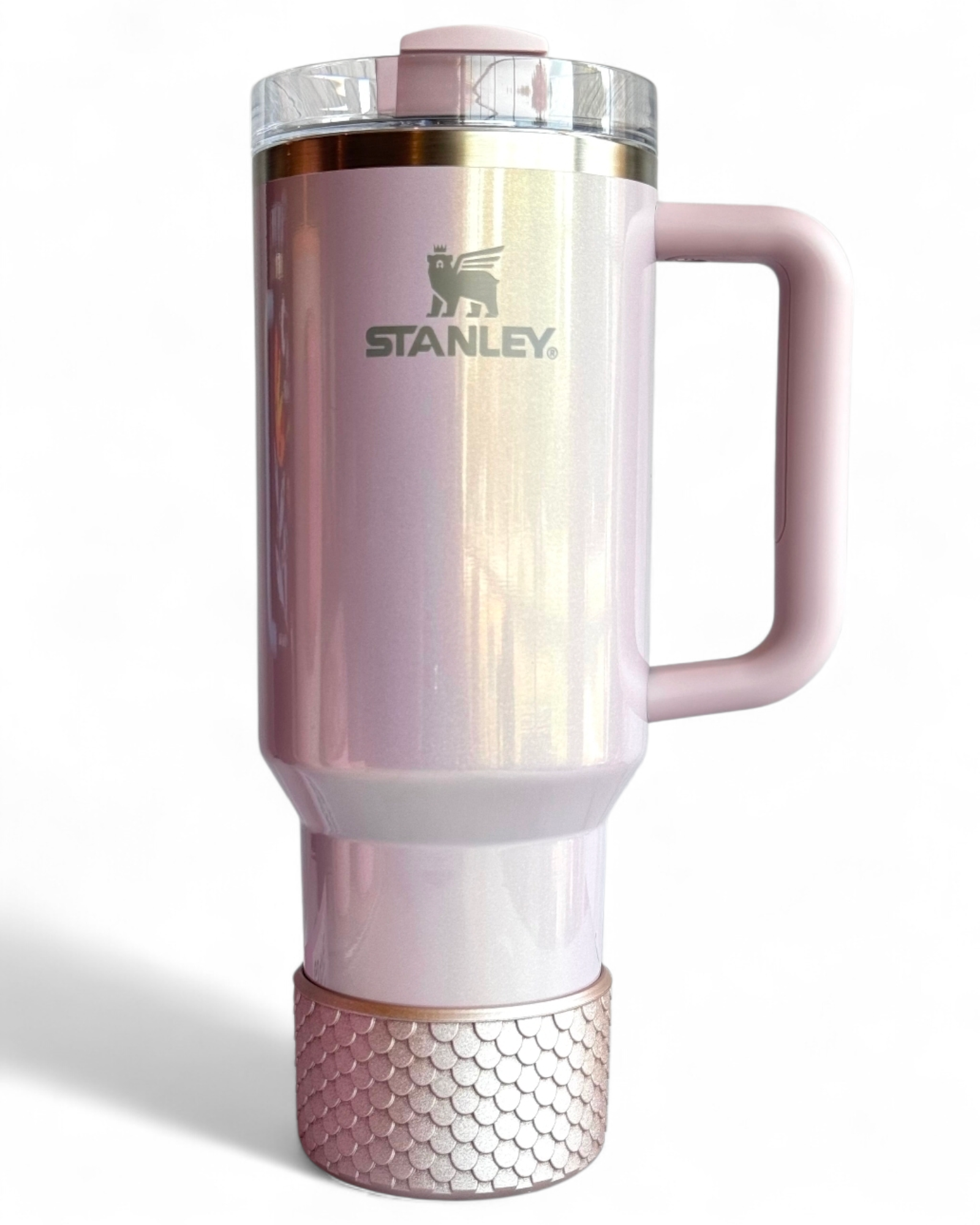Rose Gold Shimmer Silicone Tumbler Boot | Cup Sleeve Protector