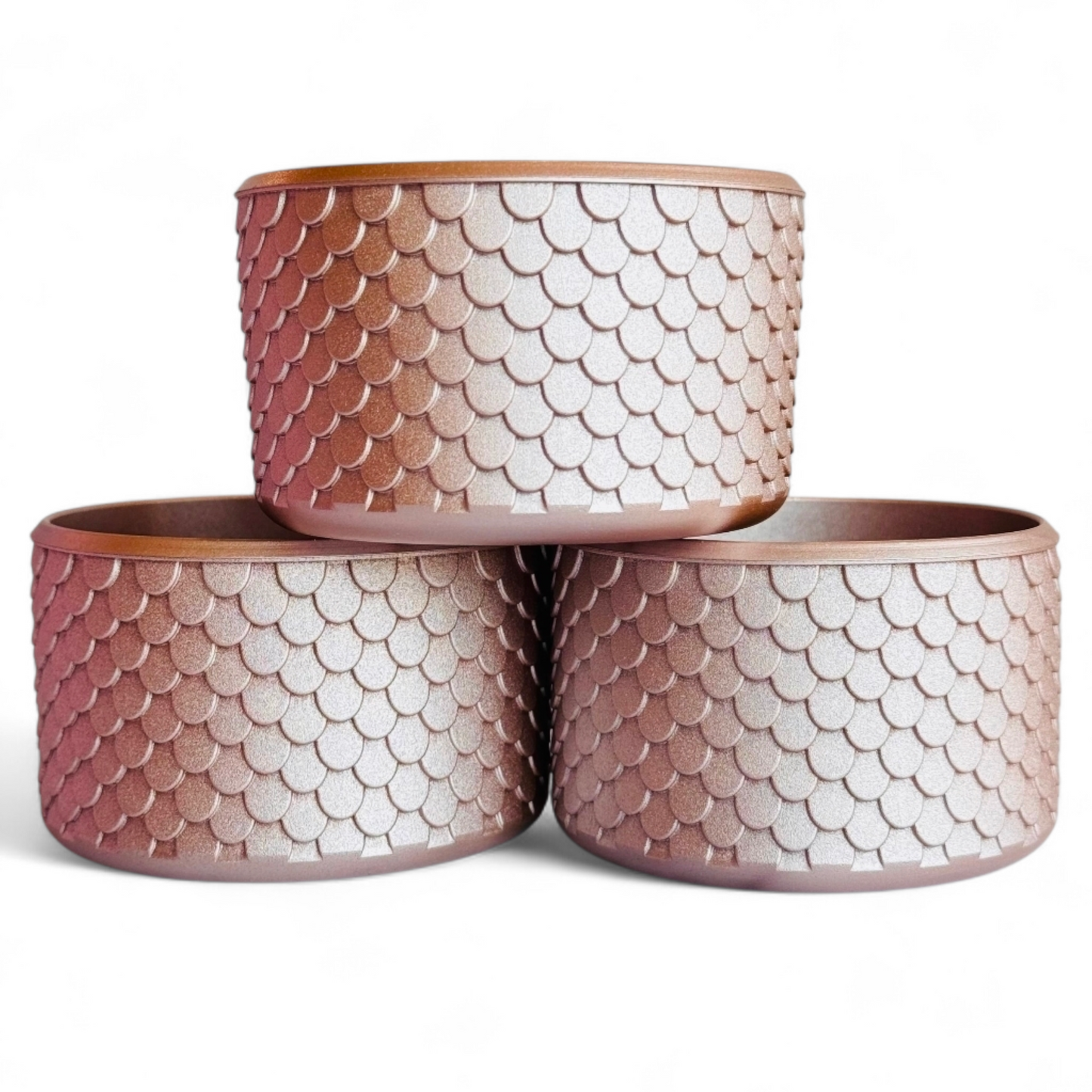 Rose Gold Shimmer Silicone Tumbler Boot | Cup Sleeve Protector 