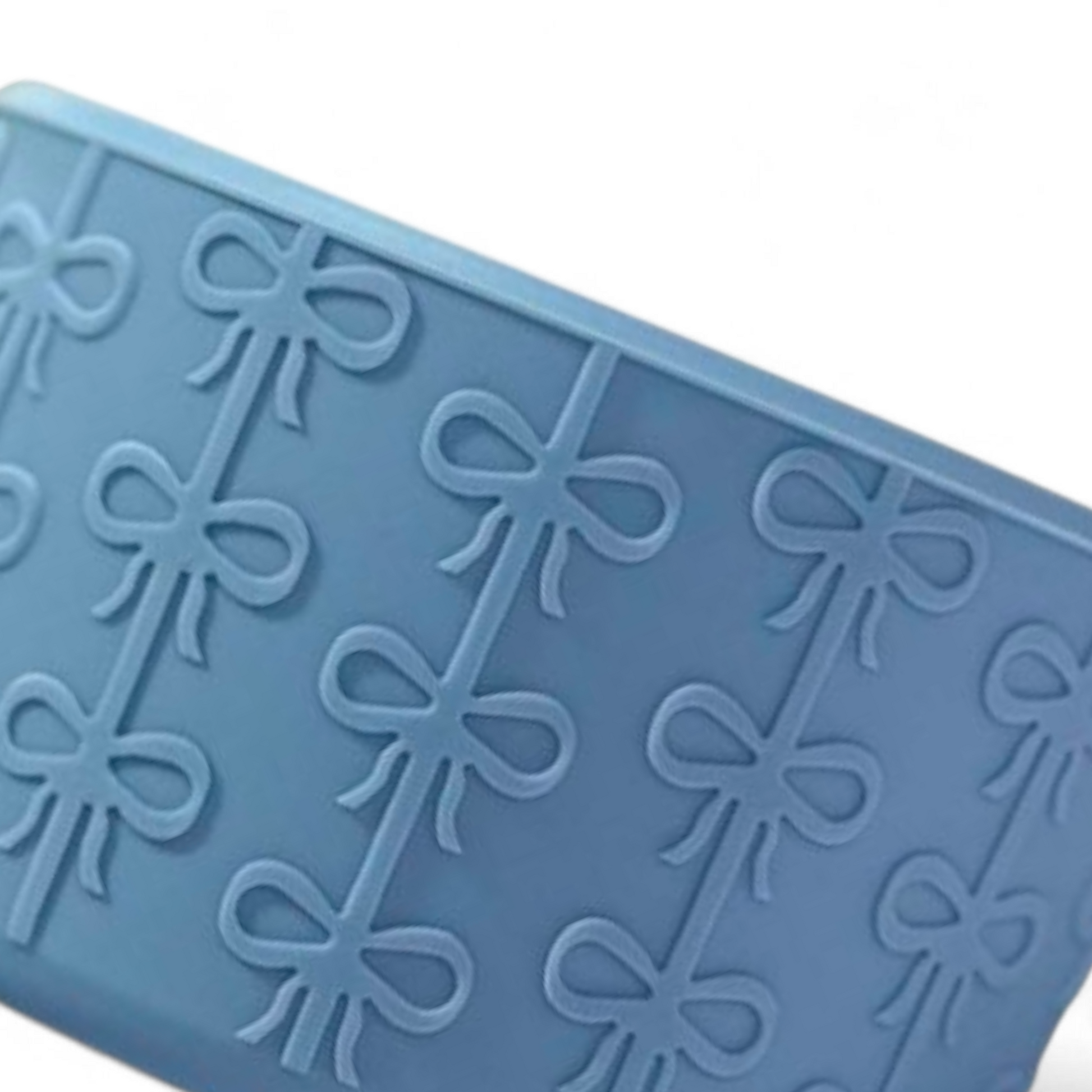Sky Blue Coquette Bow Silicone Tumbler Boot | Tumbler Sleeve 
