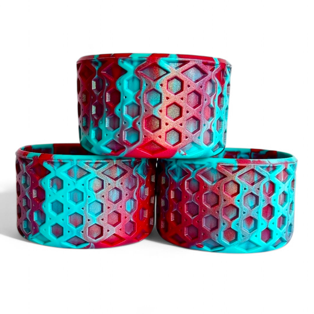 FESTIVE WAFFLE Tumbler Boot -fits 20-40oz