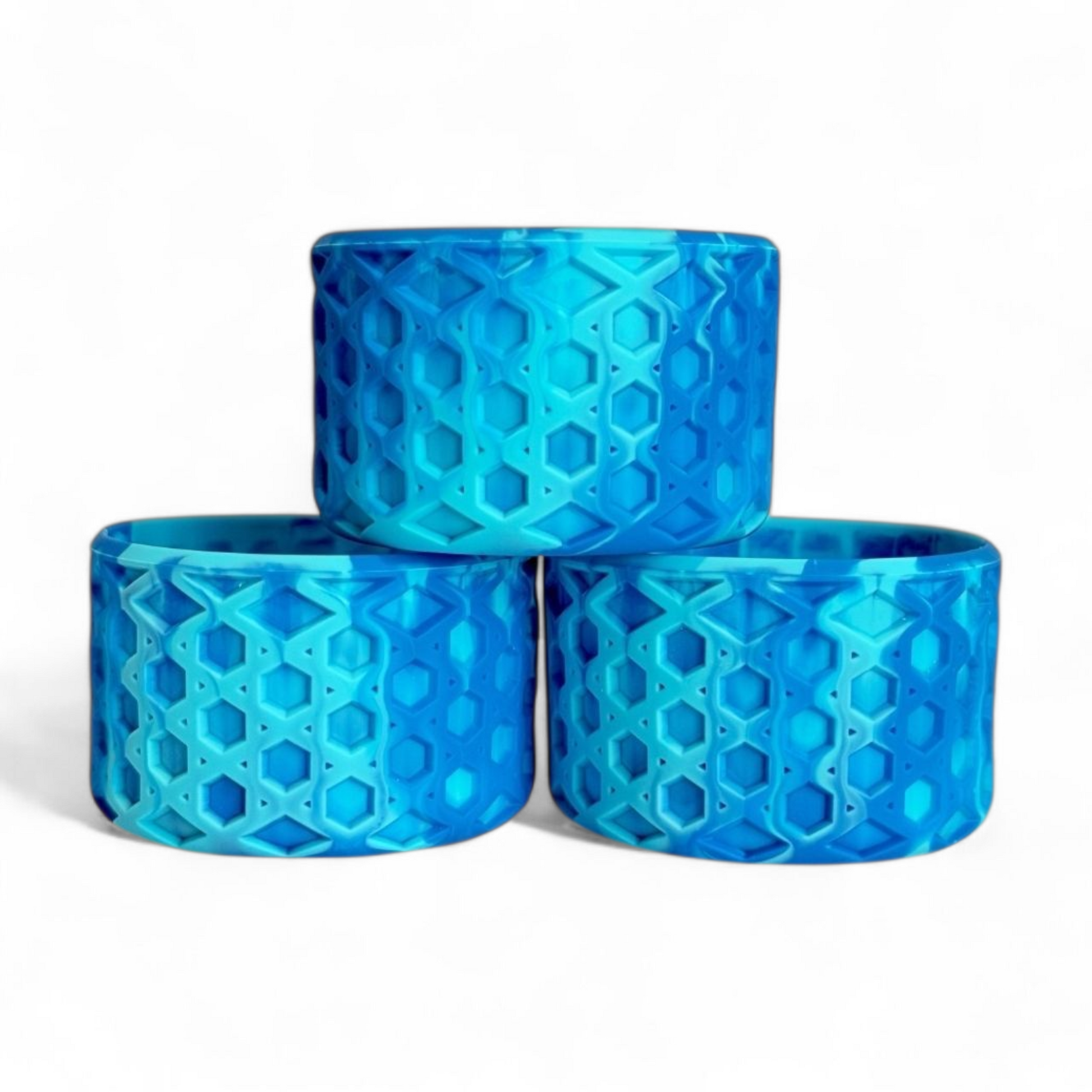 Splash Blue Remix WAFFLE Tumbler Boot -fits 20-40oz