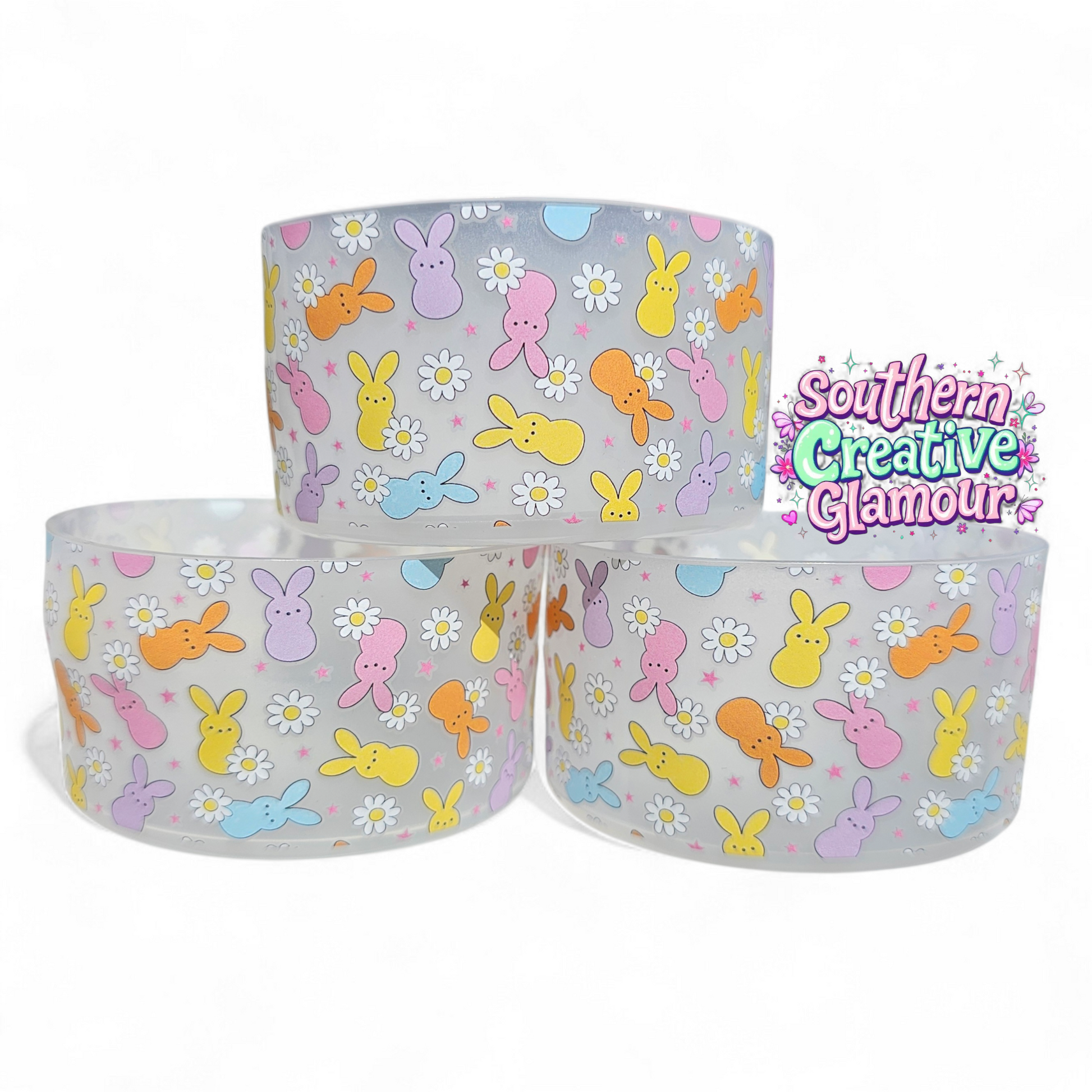 Spring Easter Peeps Silicone Tumbler Boot | Fits 20-40oz Tumblers