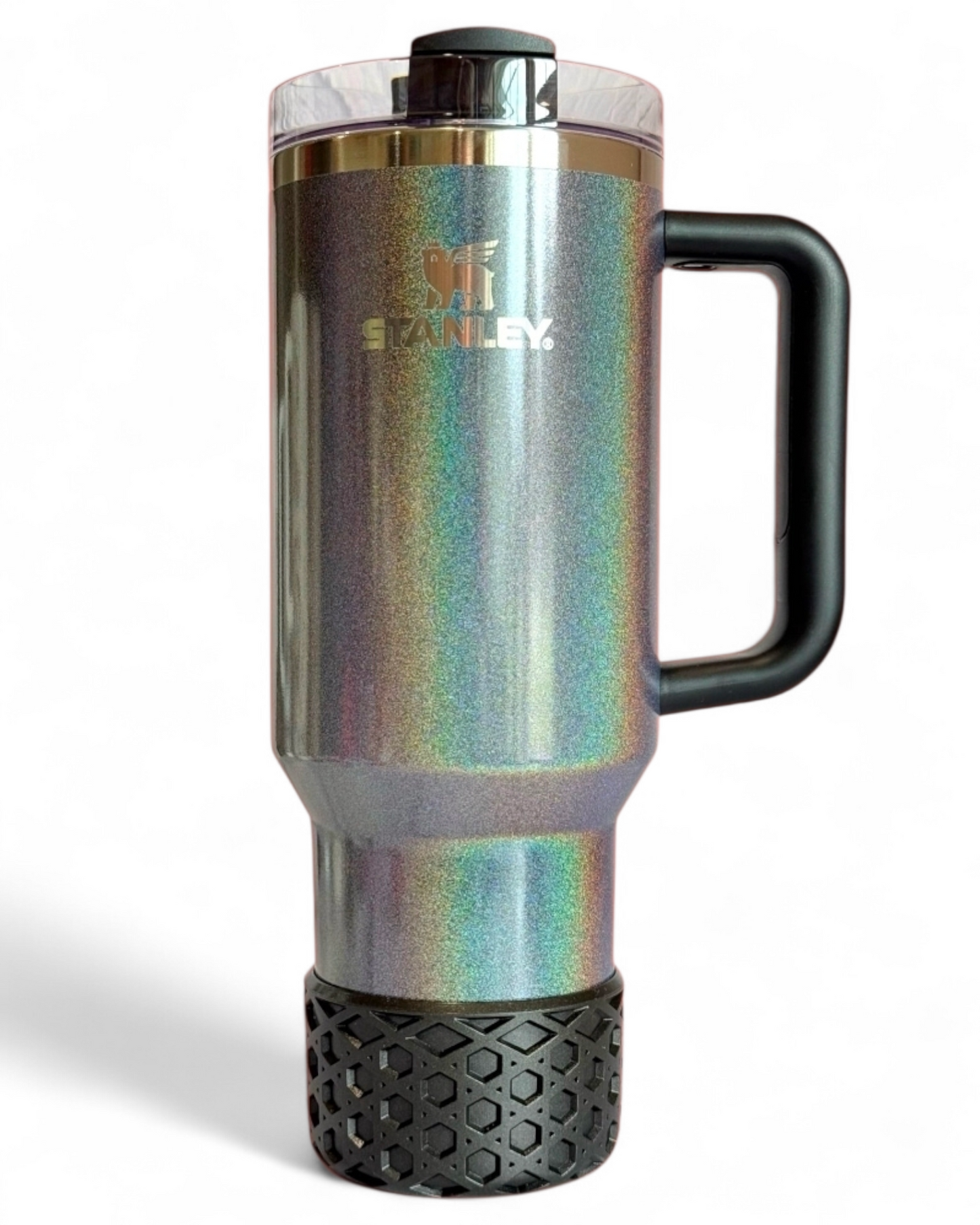 Metallic Onyx Shimmer Waffle Silicone Tumbler Boot | Fits 20-40oz Tumblers 