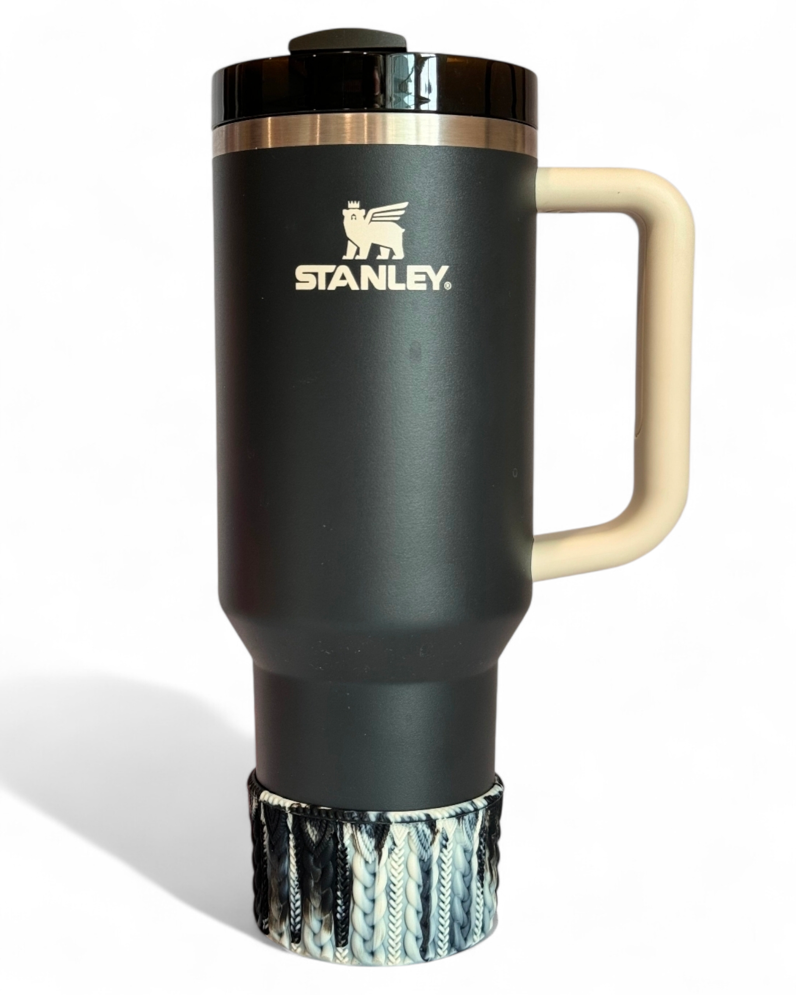 Oreo Macrame Silicone Tumbler Boot | Fits 20-40oz Tumblers 