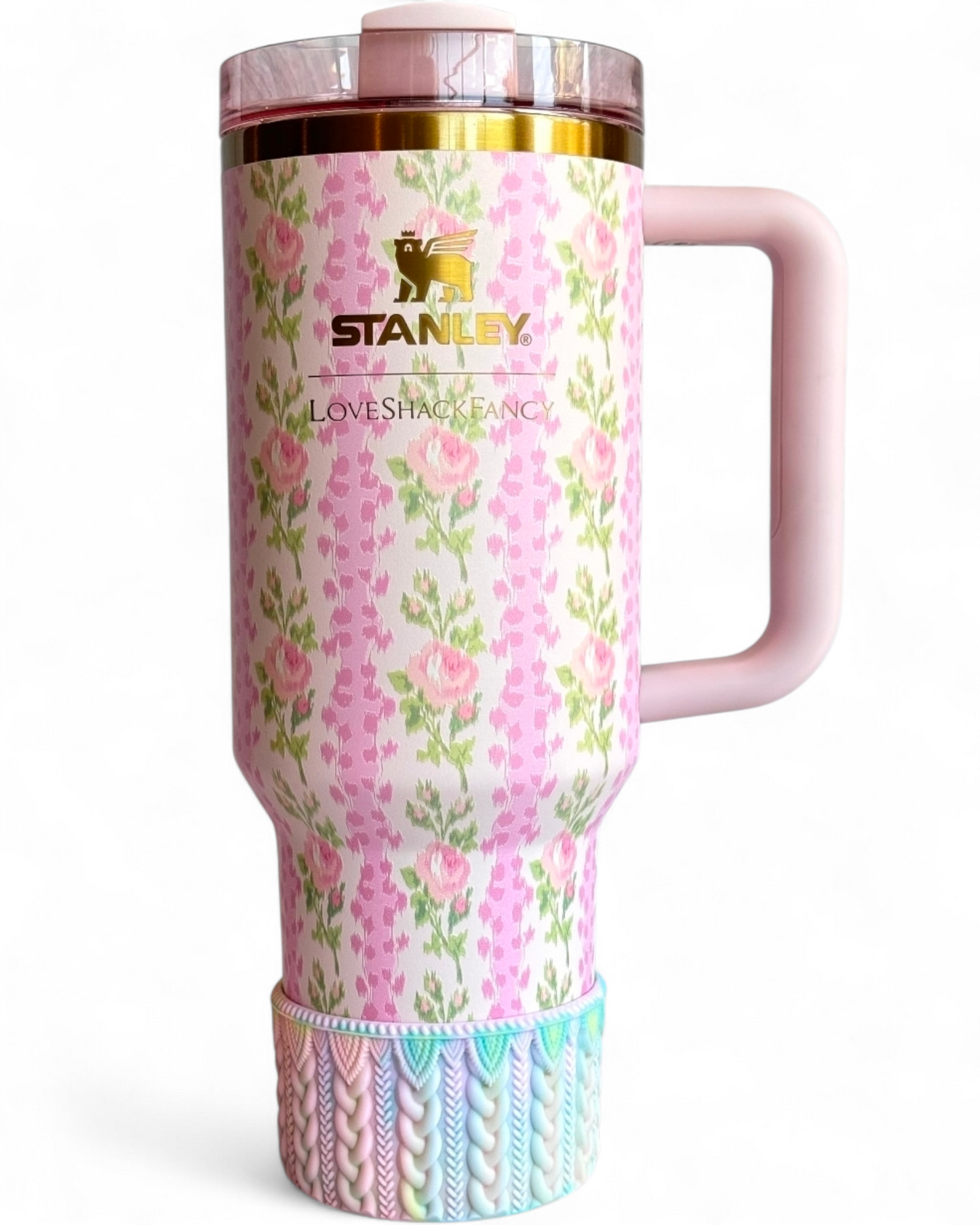 Lover Macrame Silicone Tumbler Boot | Fits 20-40oz Tumblers 