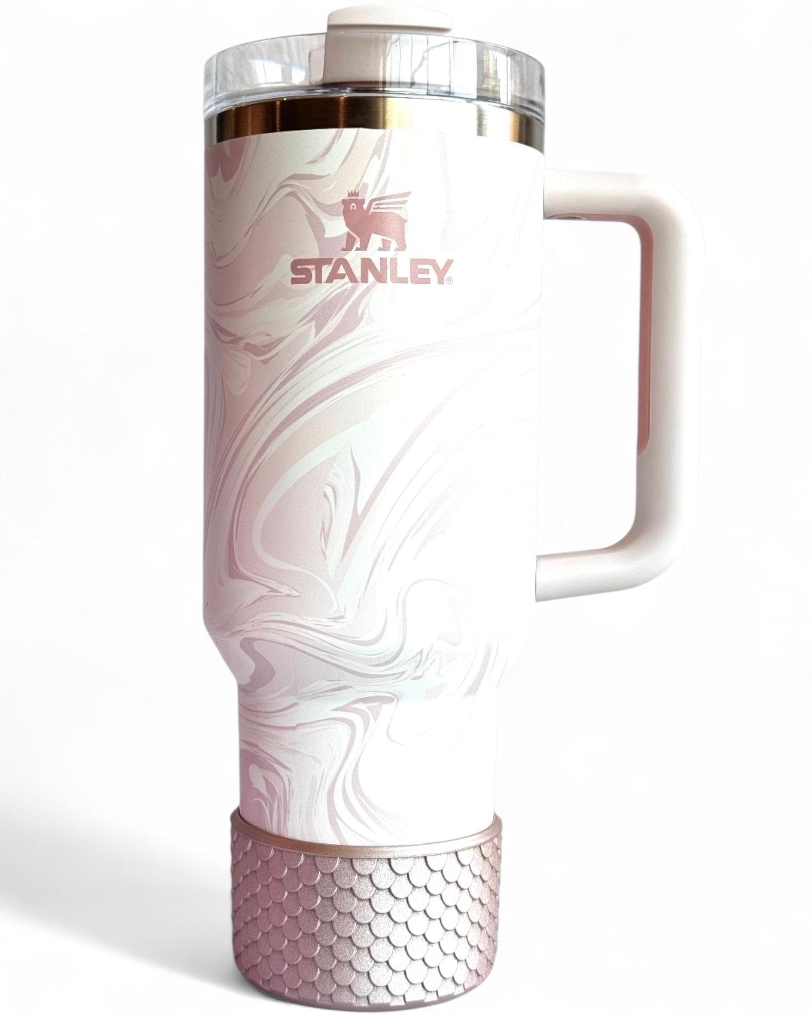 Rose Gold Shimmer Silicone Tumbler Boot | Cup Sleeve Protector