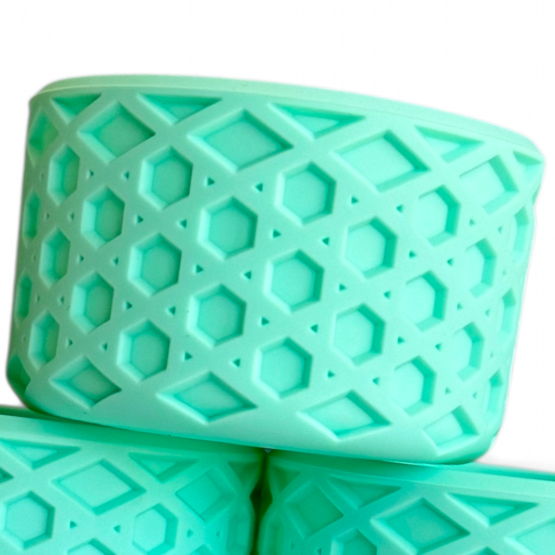 Thailand Teal Waffle Silicone Tumbler Boot | Fits 20-40oz Tumblers 