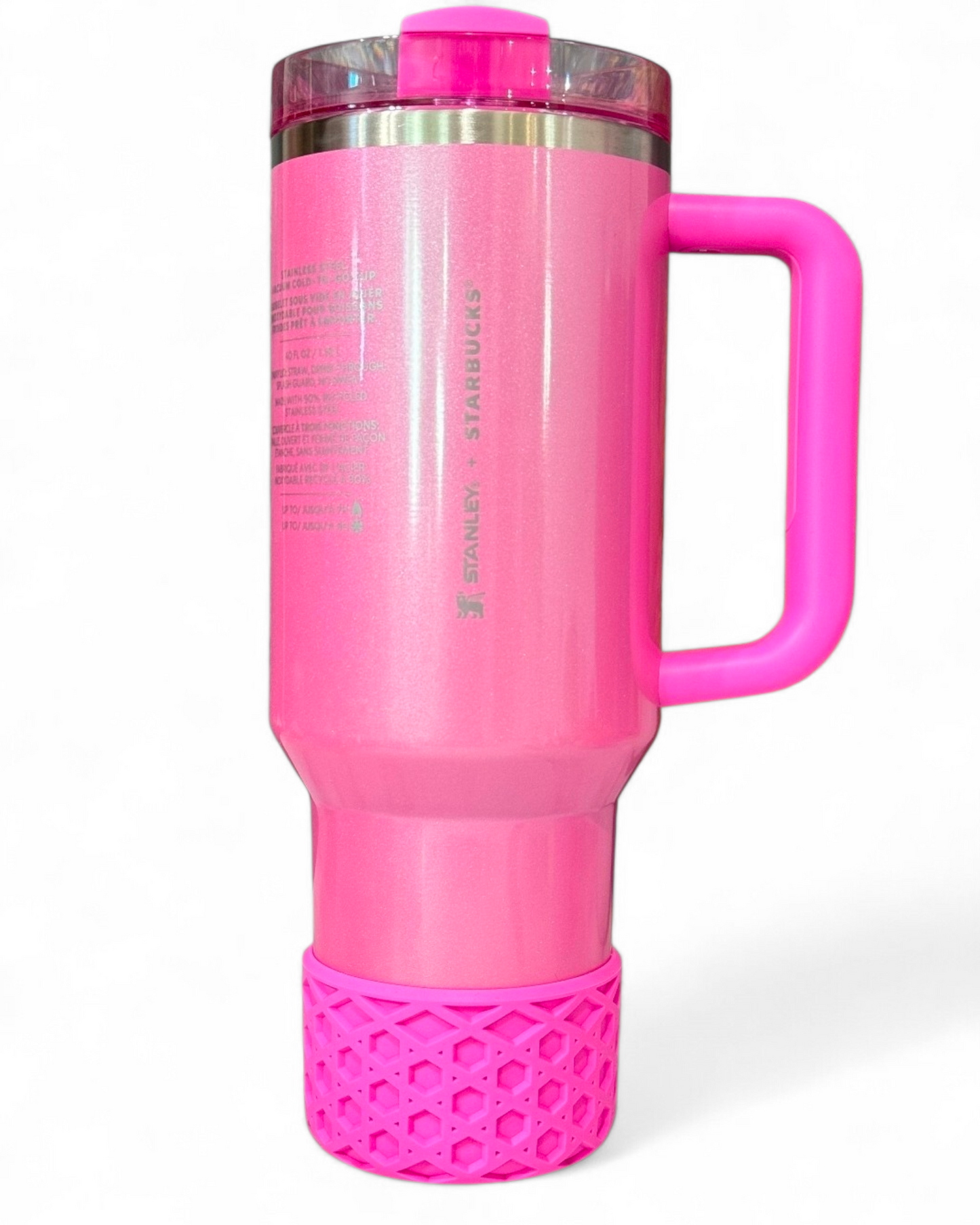 Winter Pink Silicone Tumbler Boot | Fits 20-40oz Tumblers 