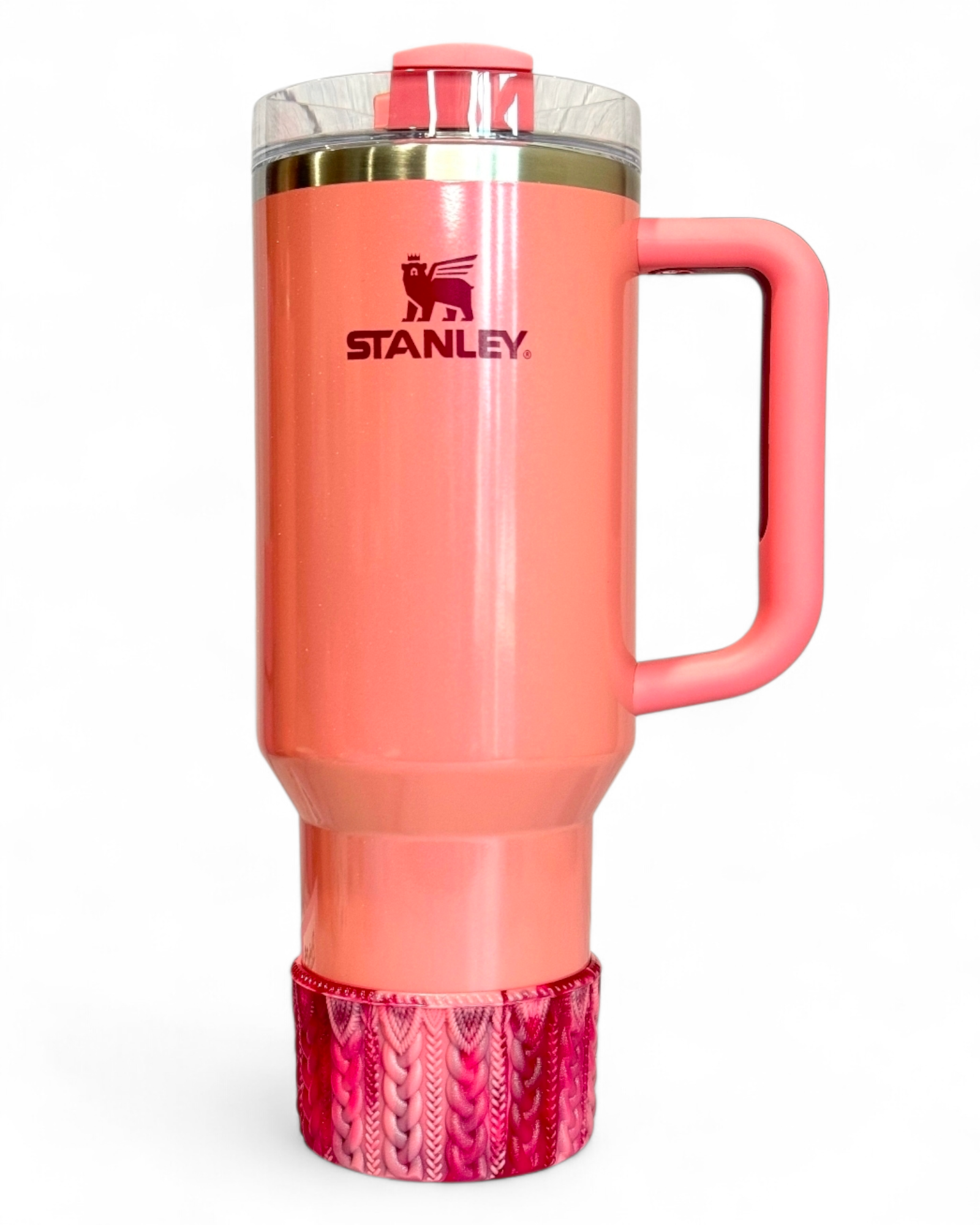 Winterberry Shimmer Remix Macrame Silicone Tumbler Boot | Fits 20-40oz Tumblers 