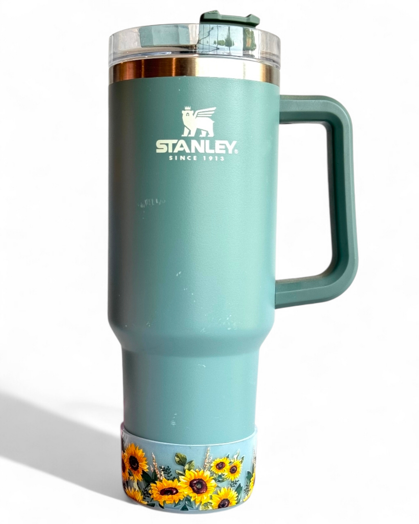 Sunflower Clear Silicone Tumbler Boot