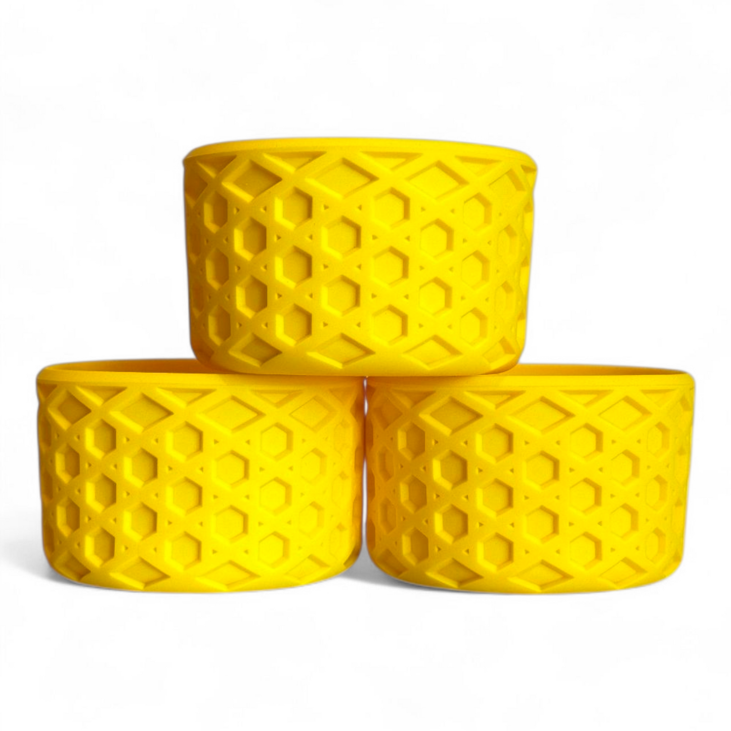 Sunny Yellow Waffle Silicone Tumbler Boot