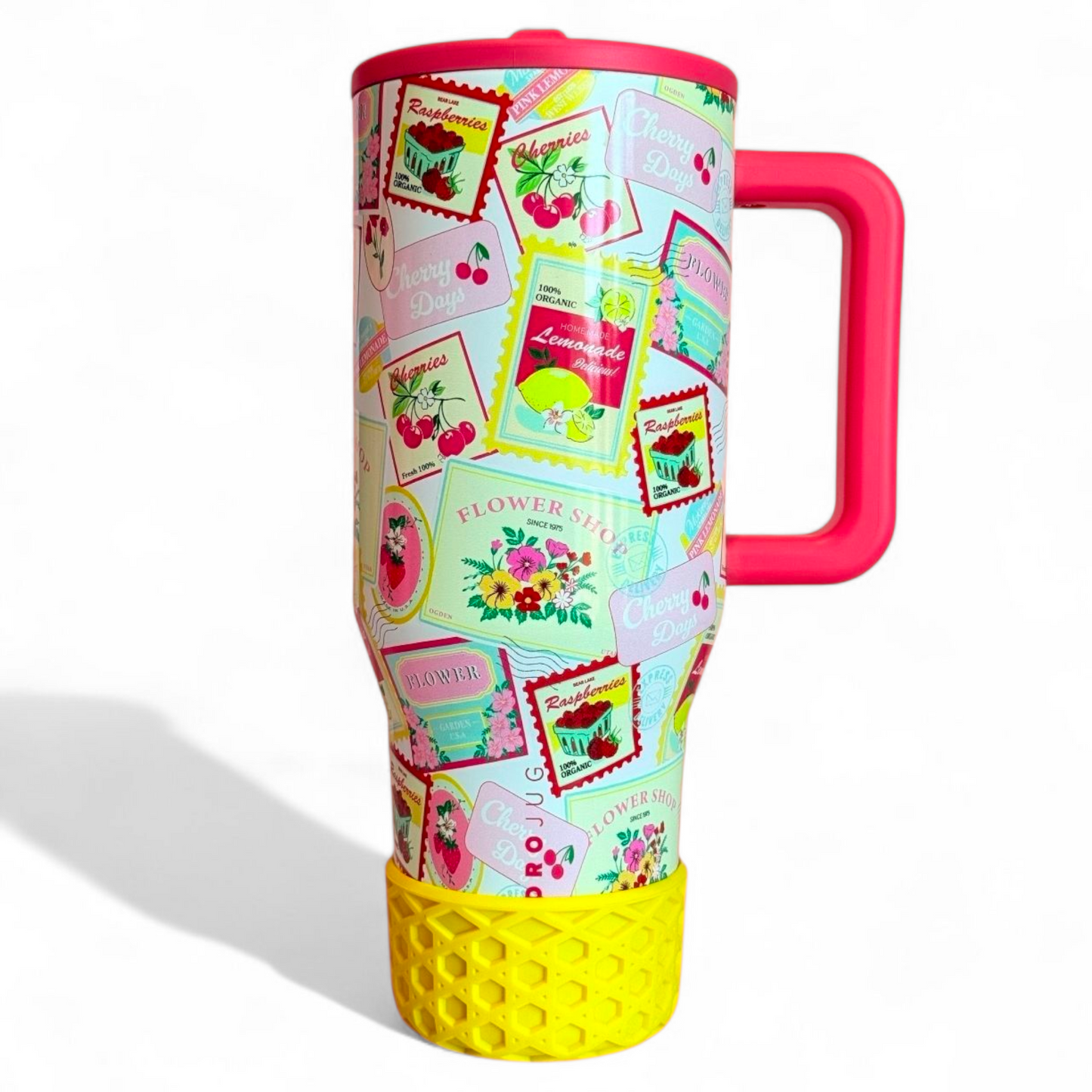 Sunny Yellow Waffle Silicone Tumbler Boot