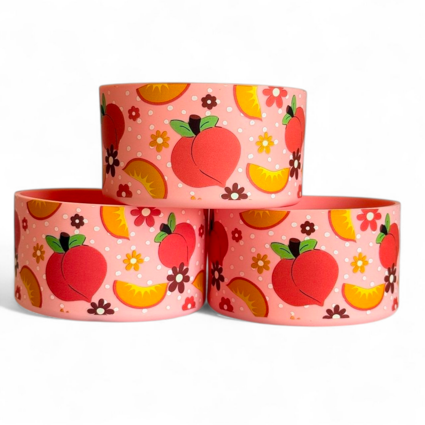 Sweet Peach Silicone Tumbler Boot