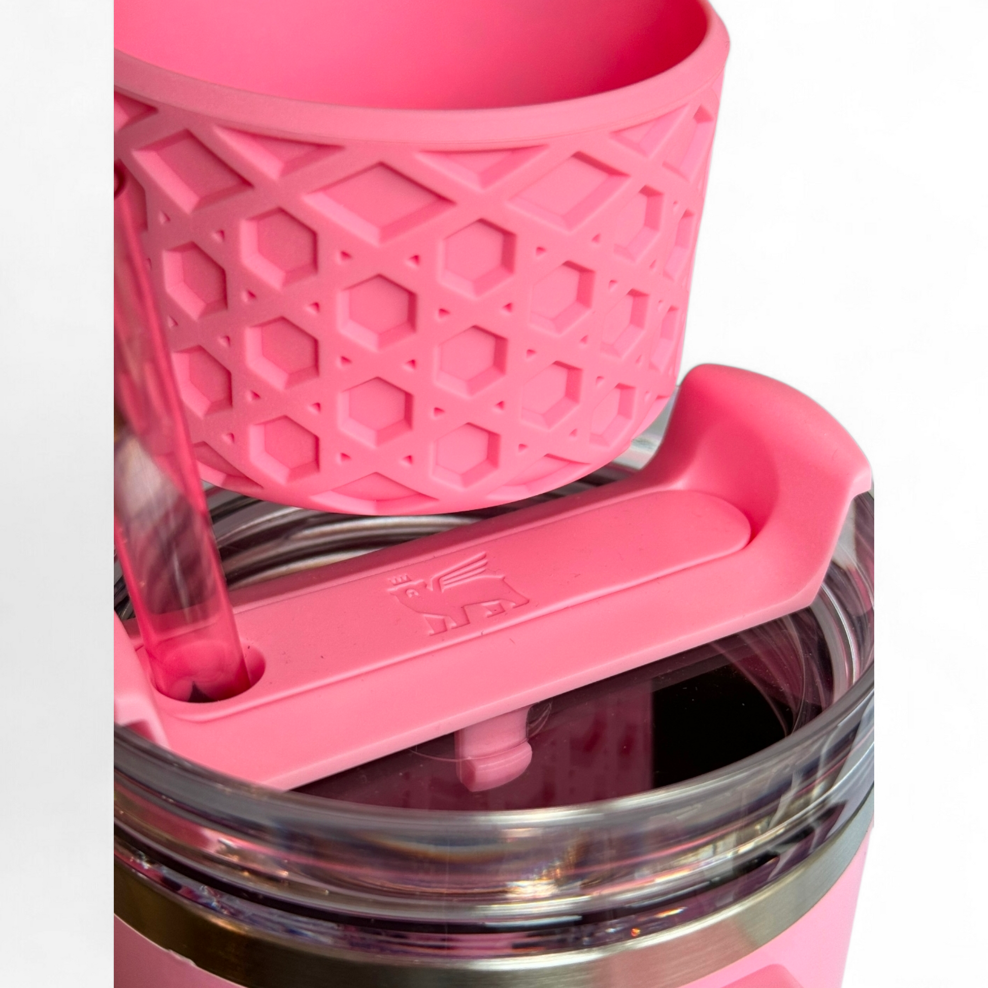 Sweet Pink Silicone Tumbler Boot | Fits 20-40oz Tumblers 