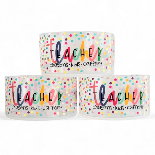 Teacher Silicone Tumbler Boot | Fits 20-40oz Tumblers 