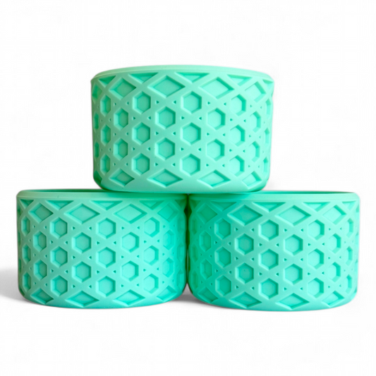 Thailand Teal Waffle Silicone Tumbler Boot | Fits 20-40oz Tumblers 