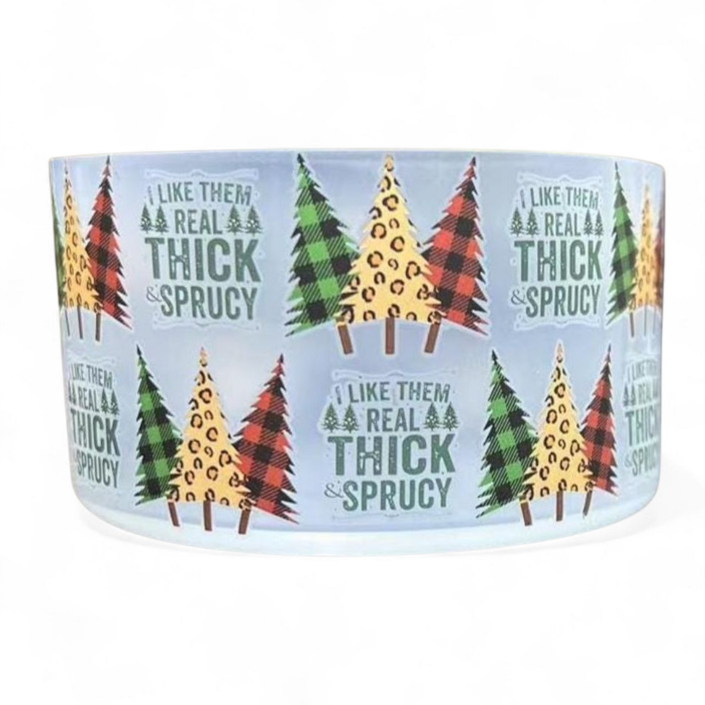 Thick& Sprucy Semi Clear Silicone Tumbler Boot Bumper Sleeve