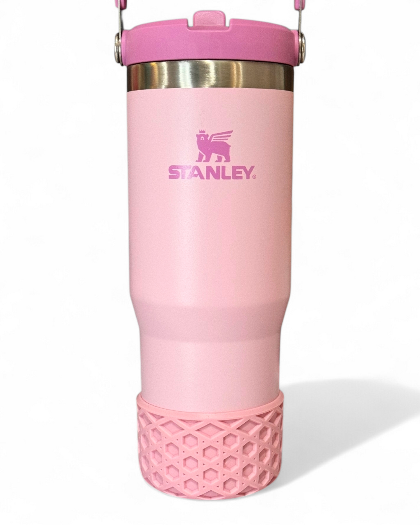 Tulle Pink Waffle Silicone Boot | Fits 20-40oz Tumblers 
